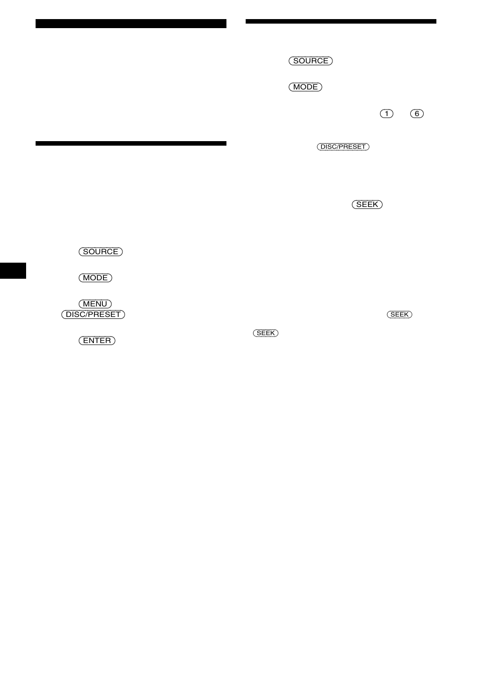 Radio, Storing stations automatically, Receiving the stored stations | Best tuning memory (btm) | Sony XR-CA610X User Manual | Page 10 / 28