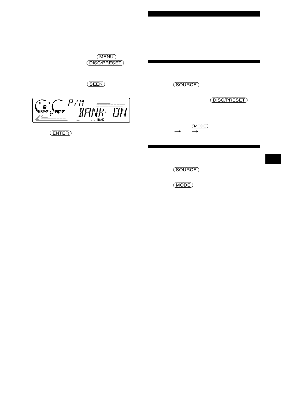 Tv/video (optional), Watching the tv, Watching a video | Watching the tv watching a video | Sony XR-CA610X User Manual | Page 21 / 28