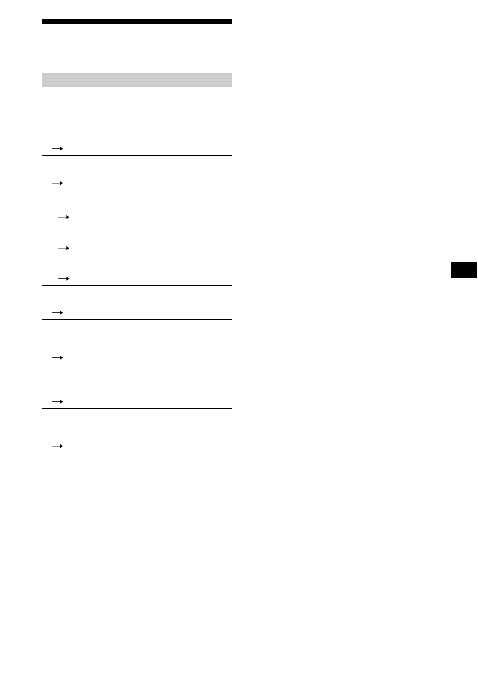 Error displays, 27 error displays | Sony XR-CA610X User Manual | Page 27 / 28
