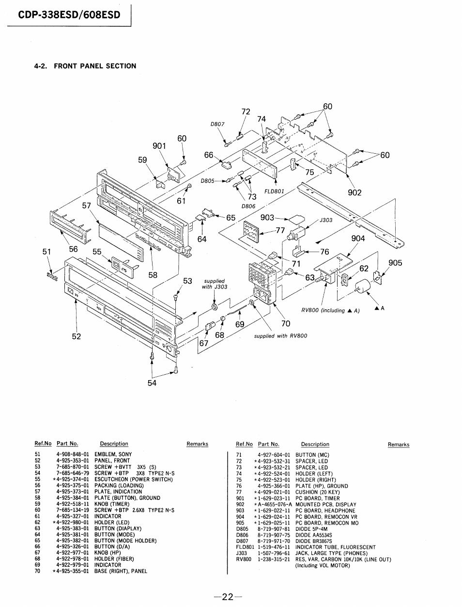 Sony cdp 338esd User Manual | Page 12 / 20