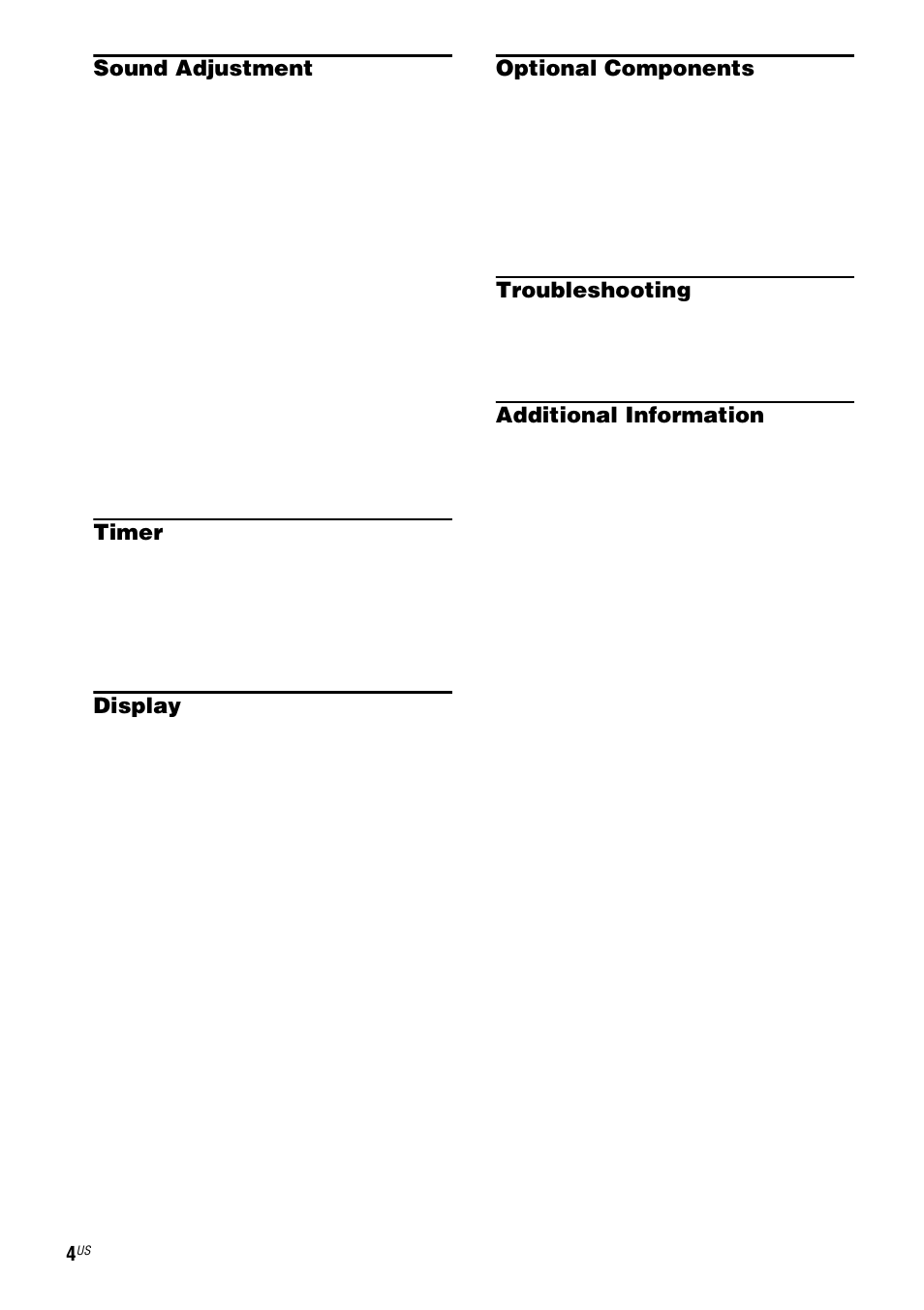 Sony FST-ZX100D User Manual | Page 4 / 96