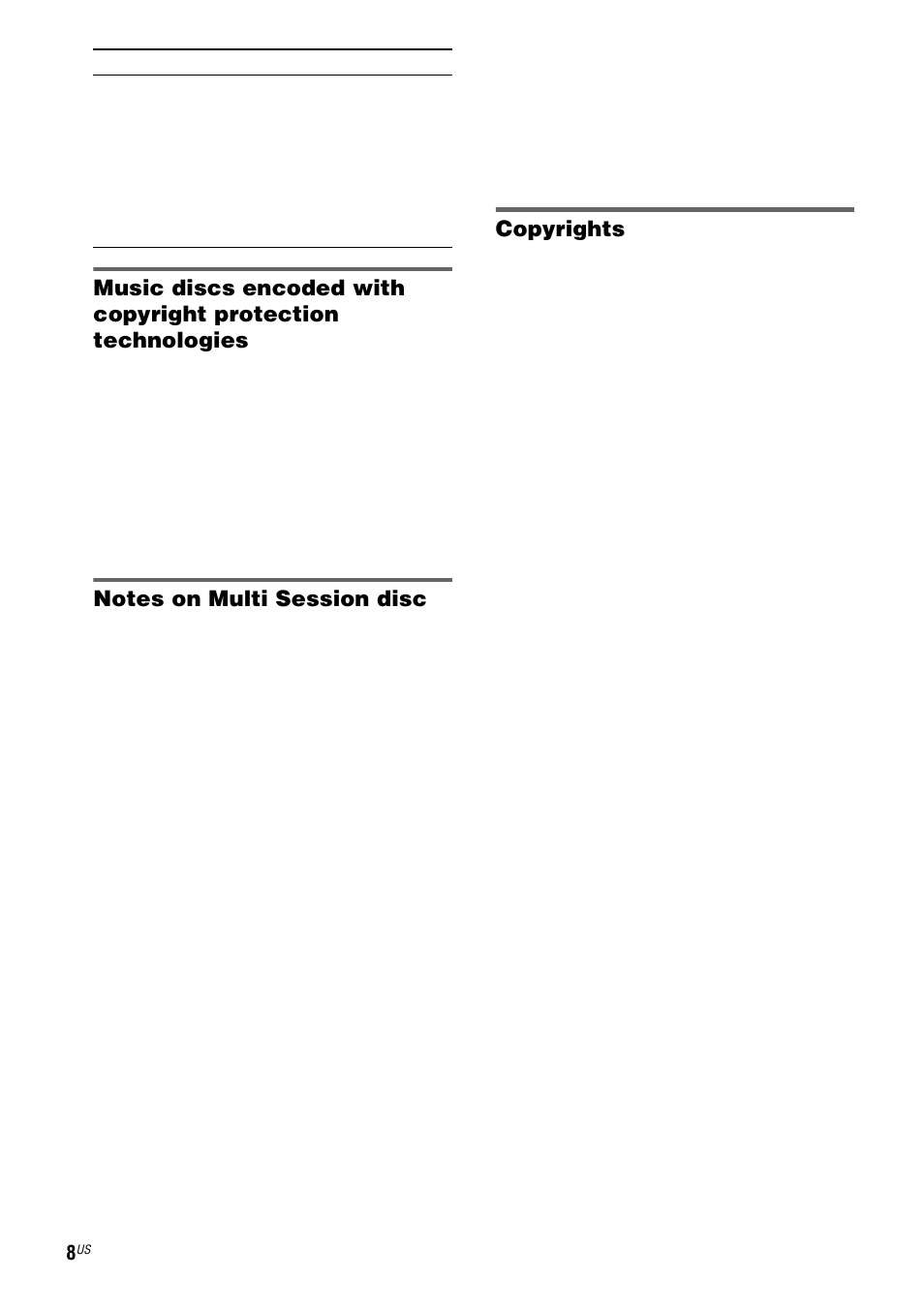 Sony FST-ZX100D User Manual | Page 8 / 96