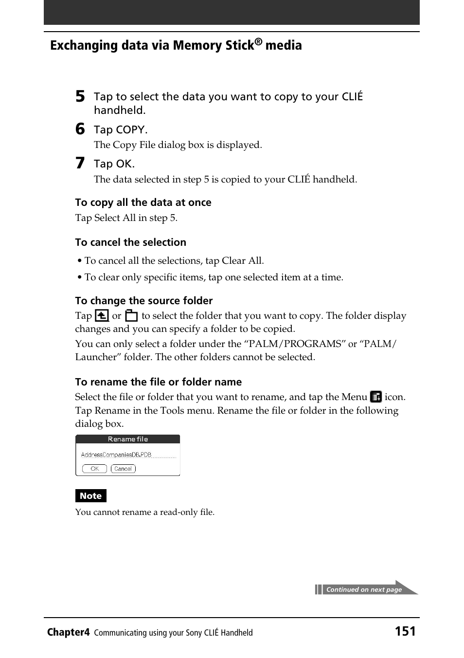 Media | Sony CLIE PEG-NR70V/U User Manual | Page 151 / 224