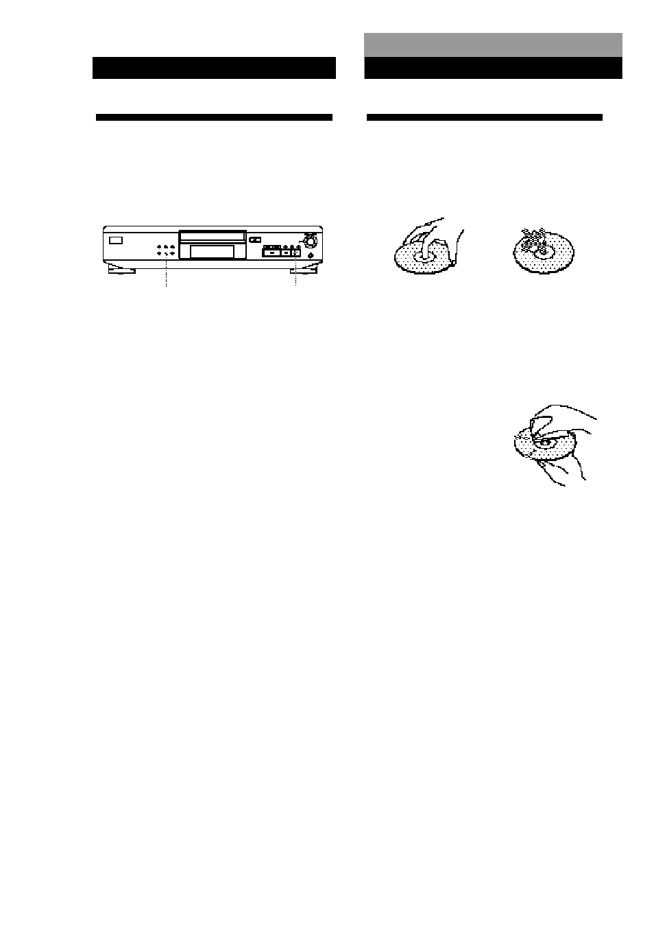 Adjusting the recording level (peak search), Recording from cds, Additional information | Sony CDP-XE500 User Manual | Page 14 / 16