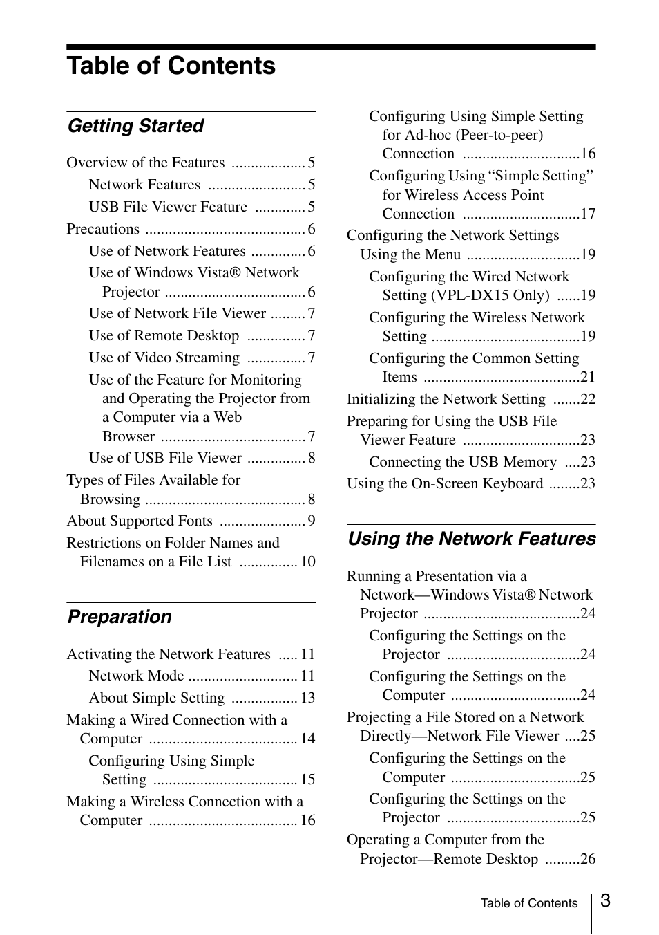 Sony 4-125-572-12 (1) User Manual | Page 3 / 47