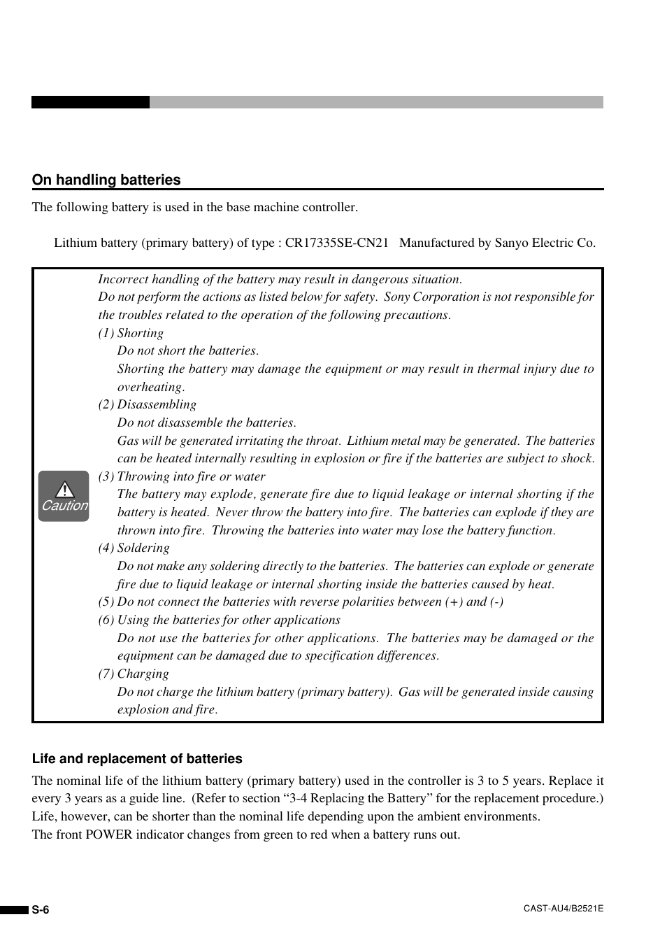 Sony B2521E User Manual | Page 11 / 65