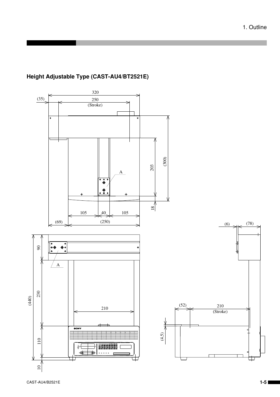 Outline | Sony B2521E User Manual | Page 18 / 65