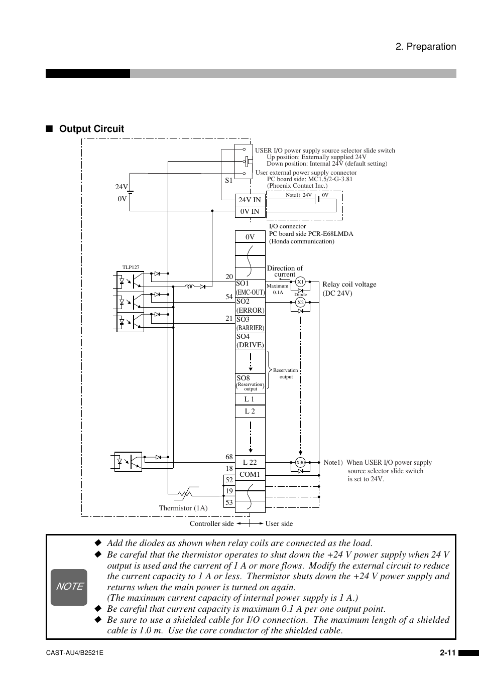 Preparation | Sony B2521E User Manual | Page 34 / 65