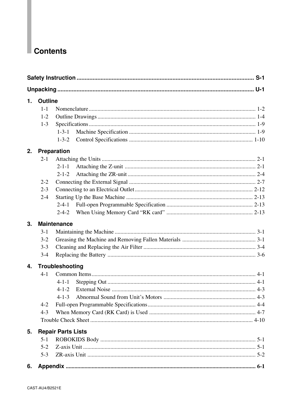 Sony B2521E User Manual | Page 5 / 65