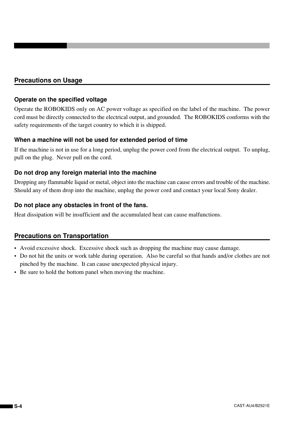 Sony B2521E User Manual | Page 9 / 65