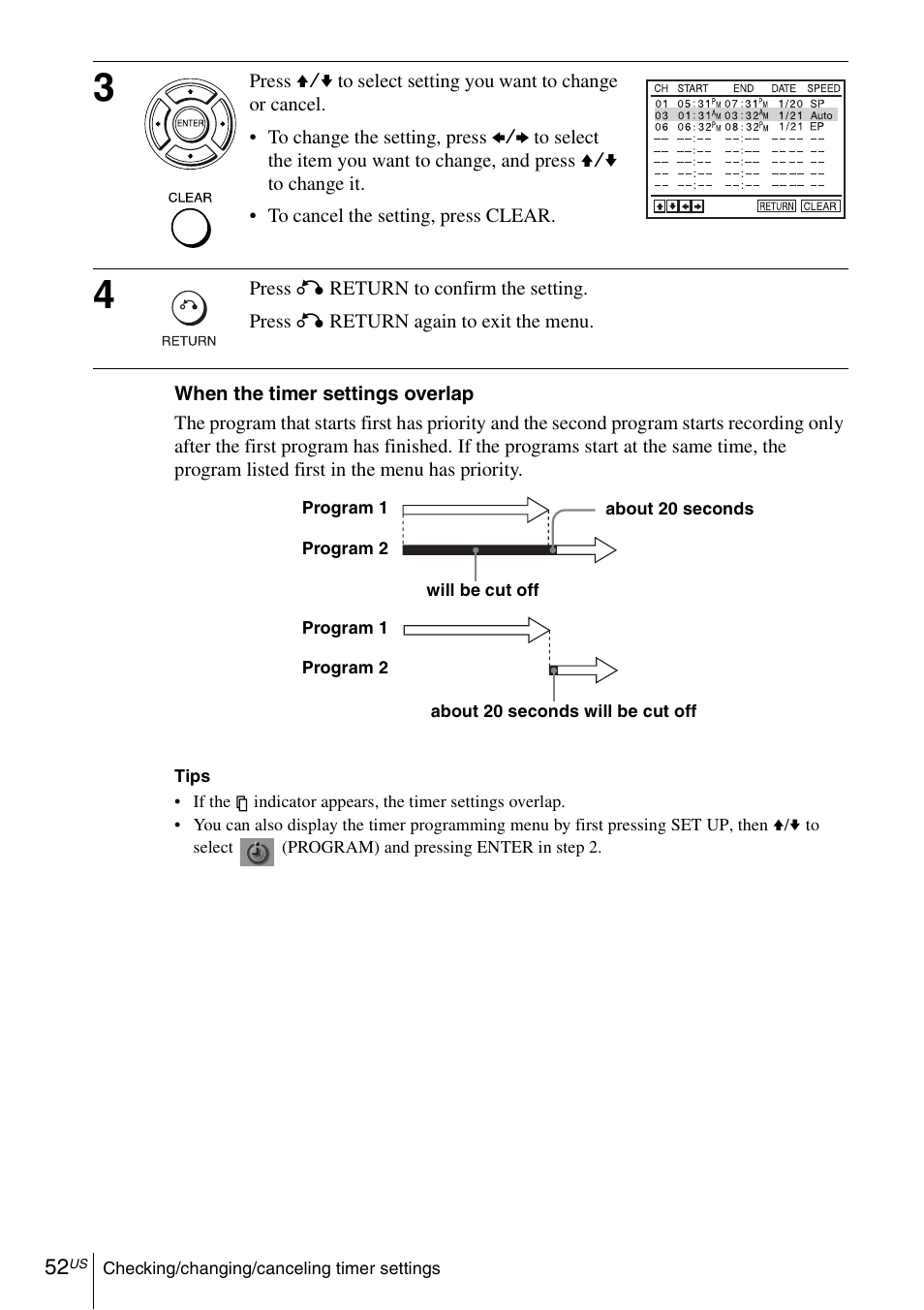Sony SLV-D271PDVD User Manual | Page 52 / 132