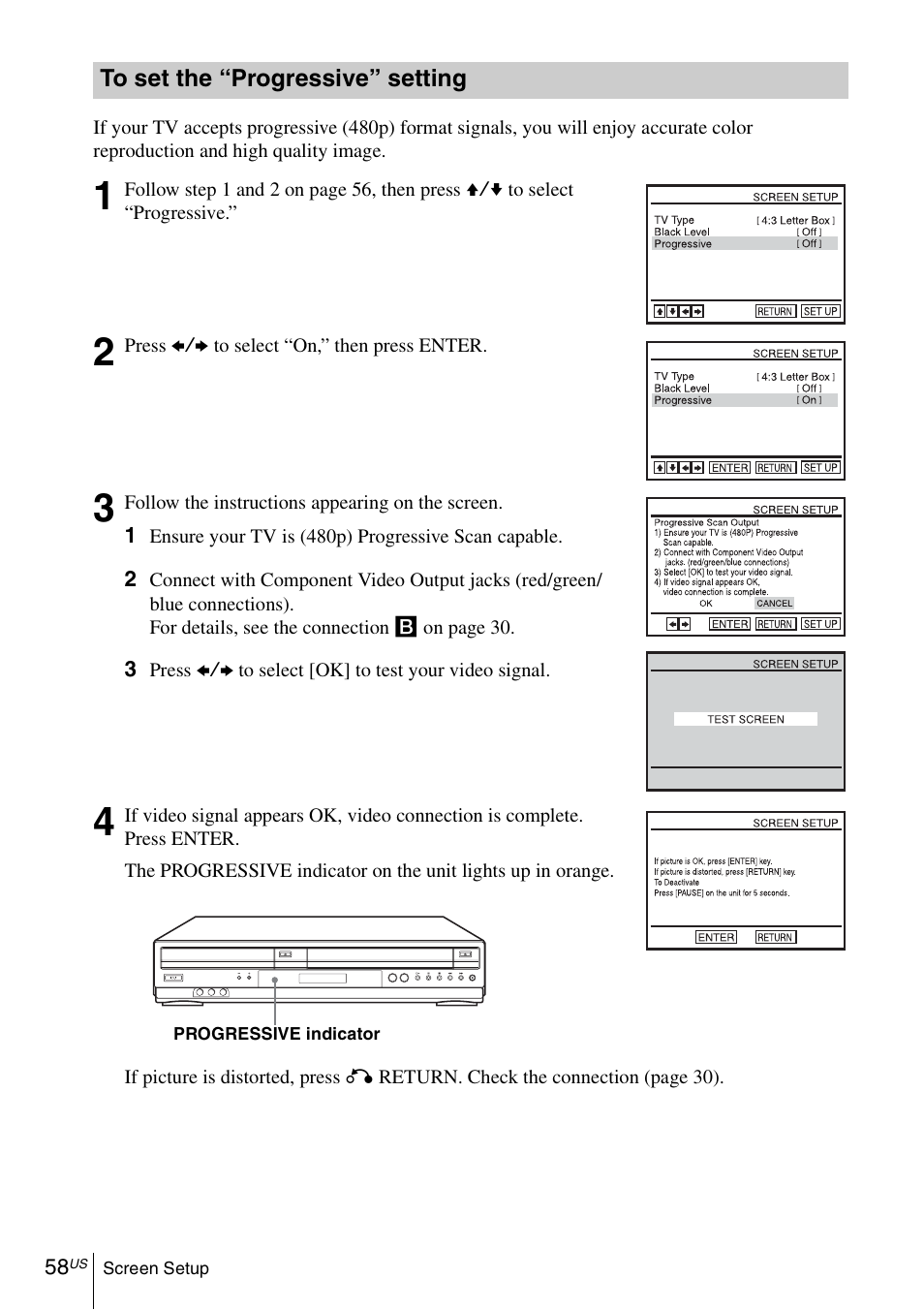 Sony SLV-D271PDVD User Manual | Page 58 / 132