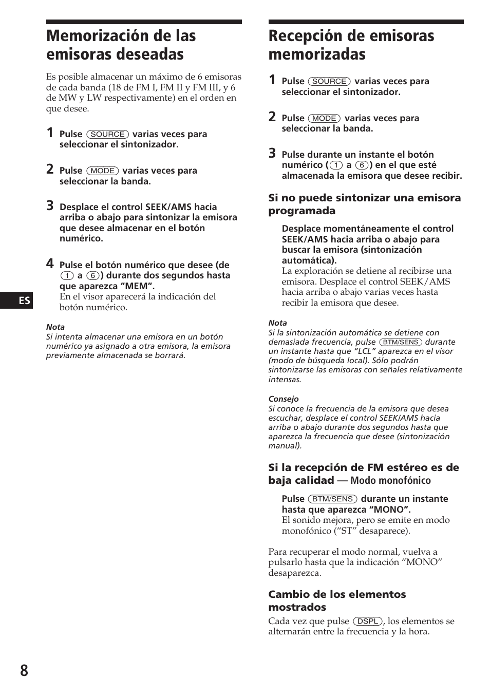 Sony CDX-3180 User Manual | Page 24 / 68