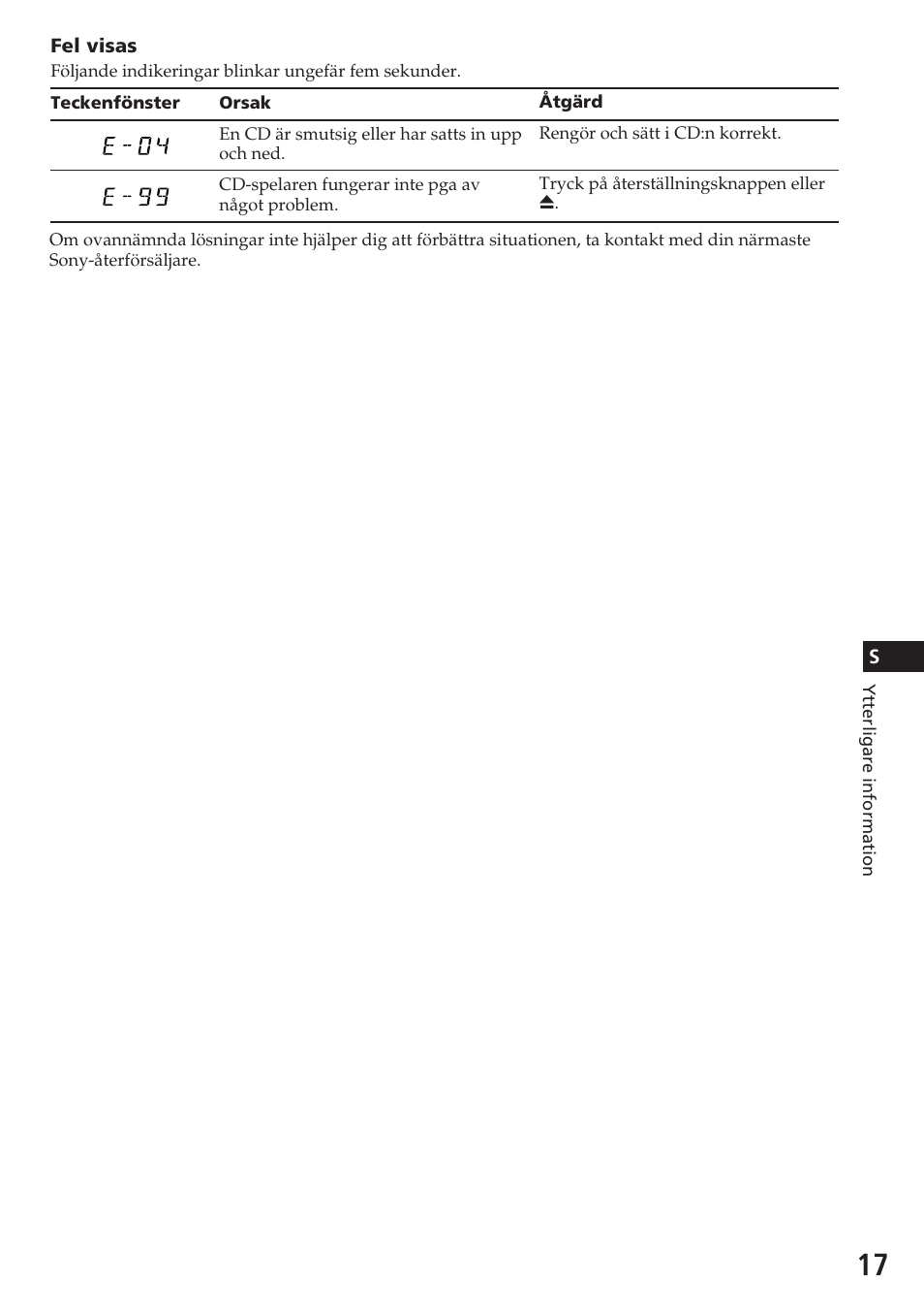 Sony CDX-3180 User Manual | Page 65 / 68