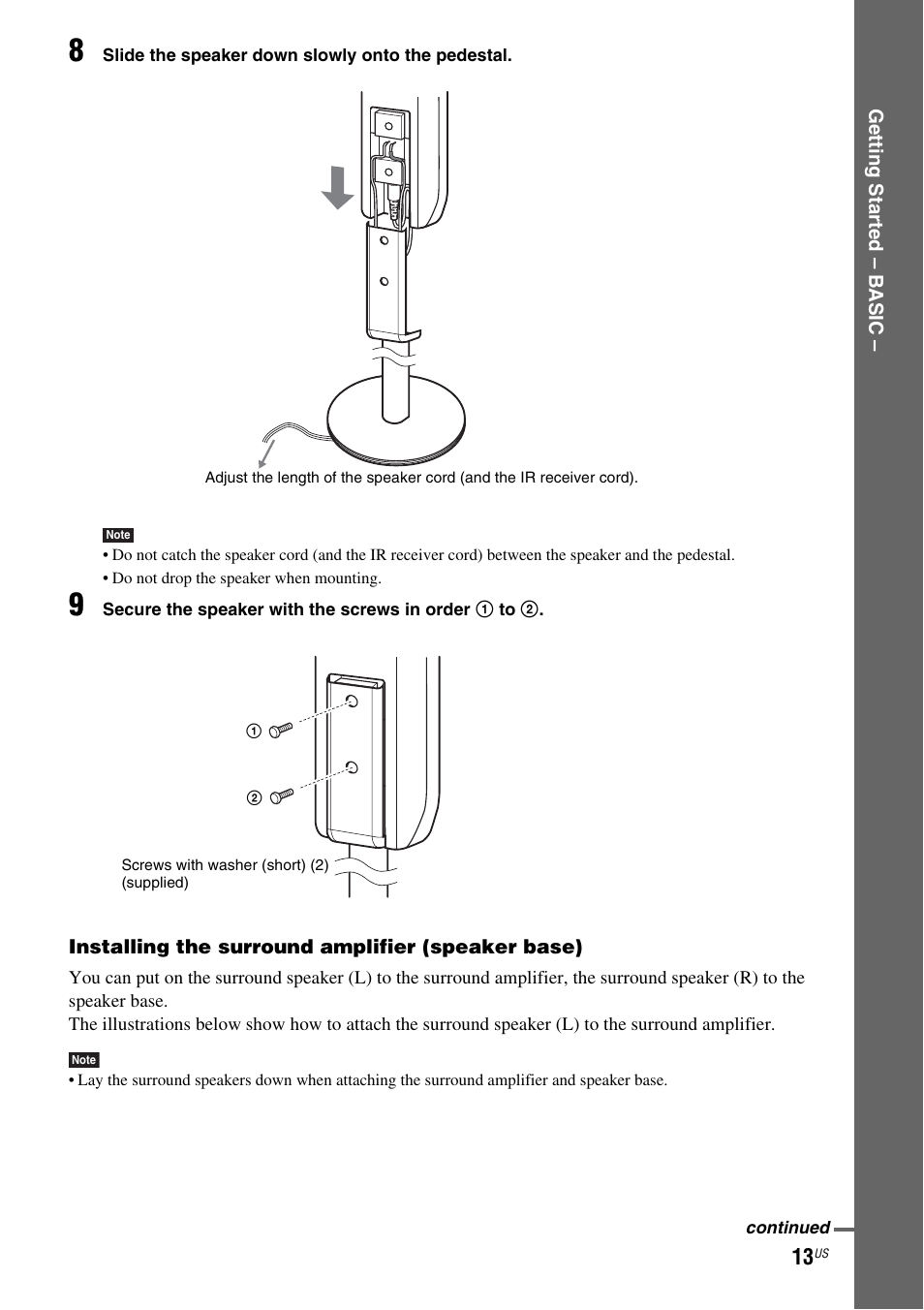 Sony DAV-FX900W User Manual | Page 13 / 112