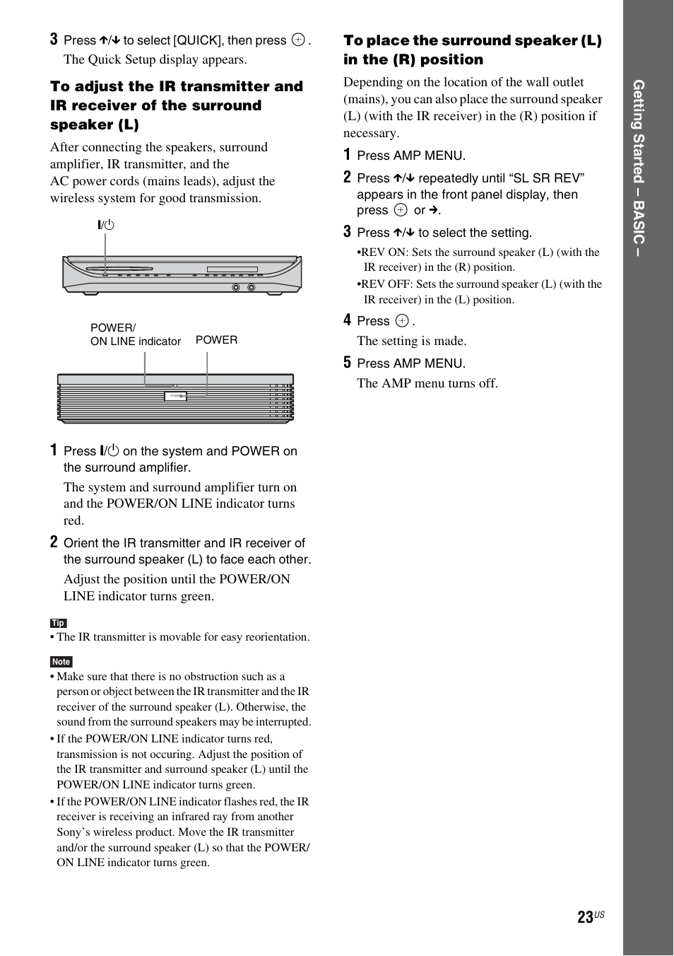 Sony DAV-FX900W User Manual | Page 23 / 112
