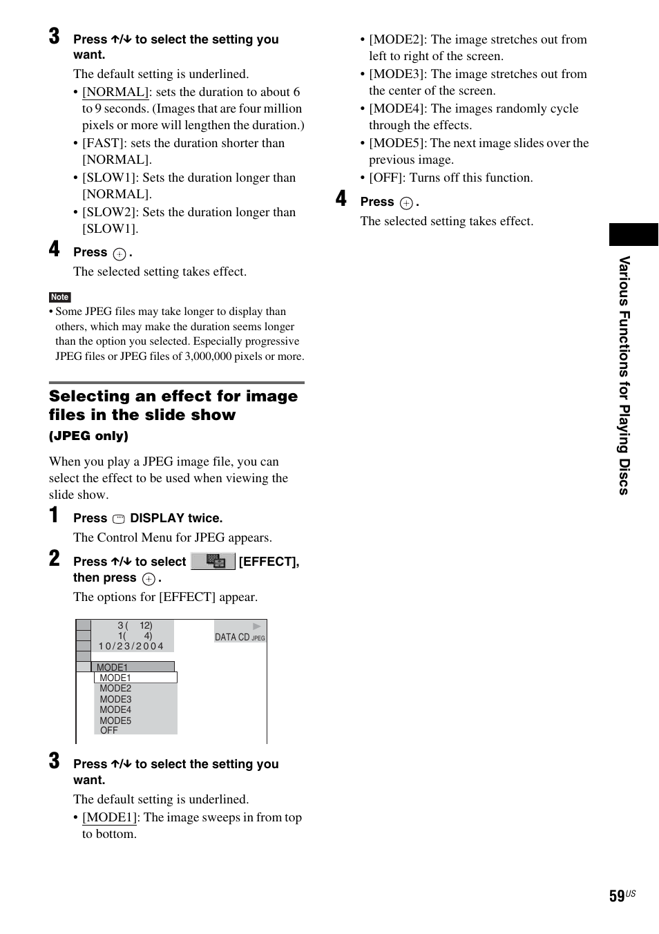 Sony DAV-FX900W User Manual | Page 59 / 112