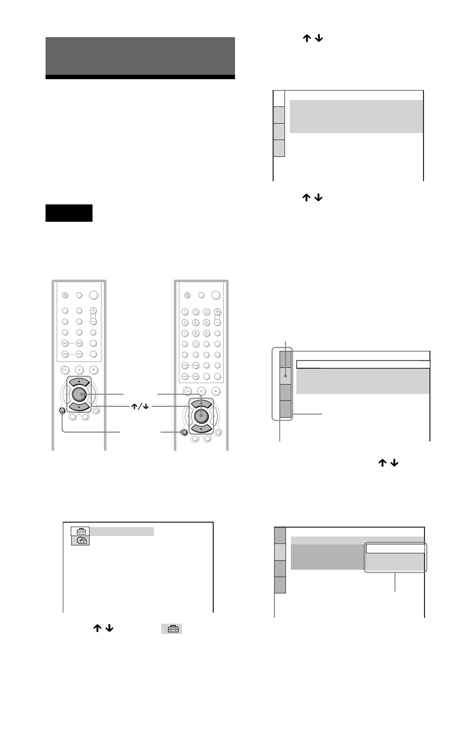 Settings and adjustments, Using the setup display | Sony DVP-NS415 User Manual | Page 58 / 72