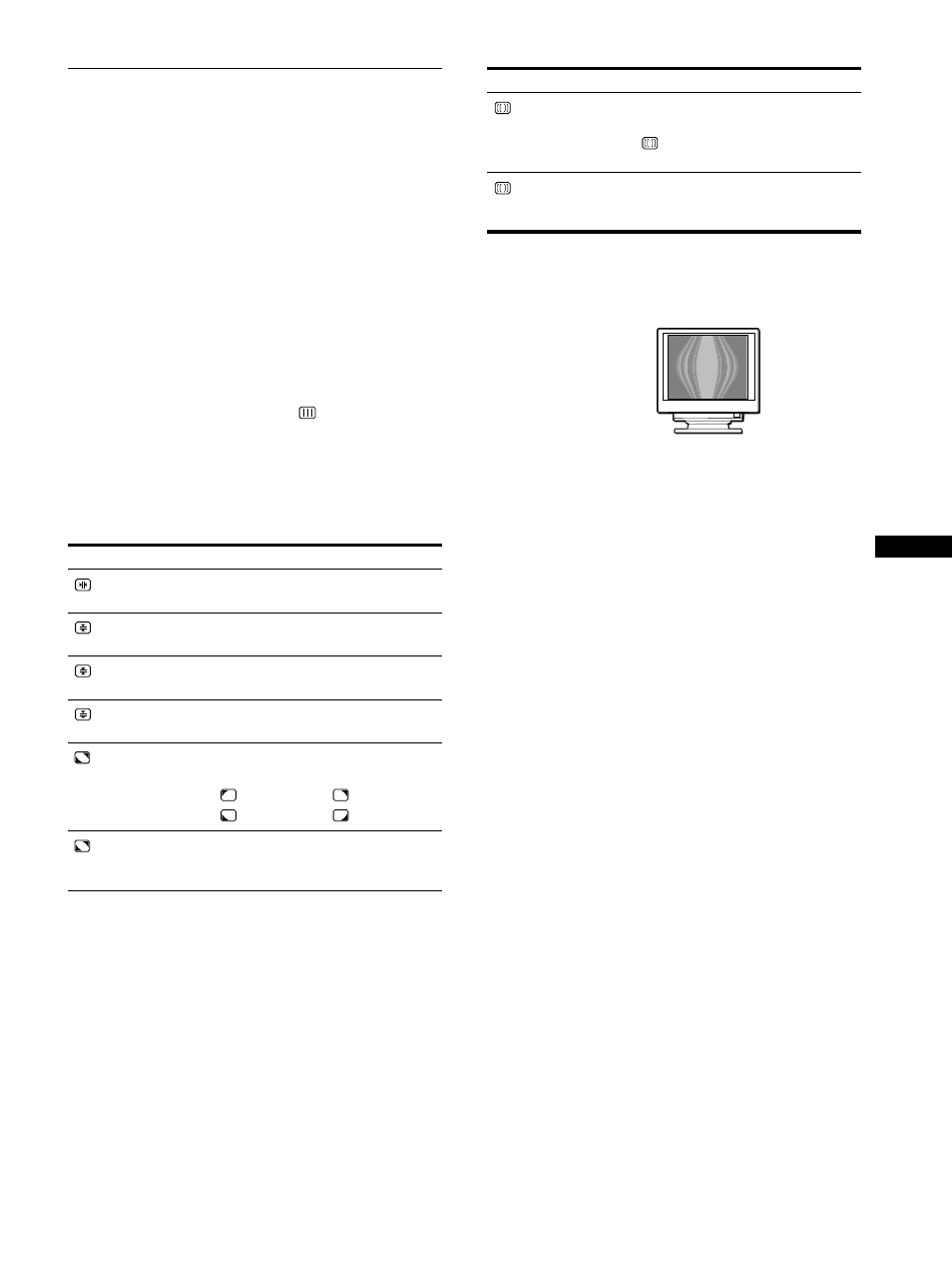 Adjusting the quality of the picture (screen) | Sony GDM-F400T9 User Manual | Page 13 / 84