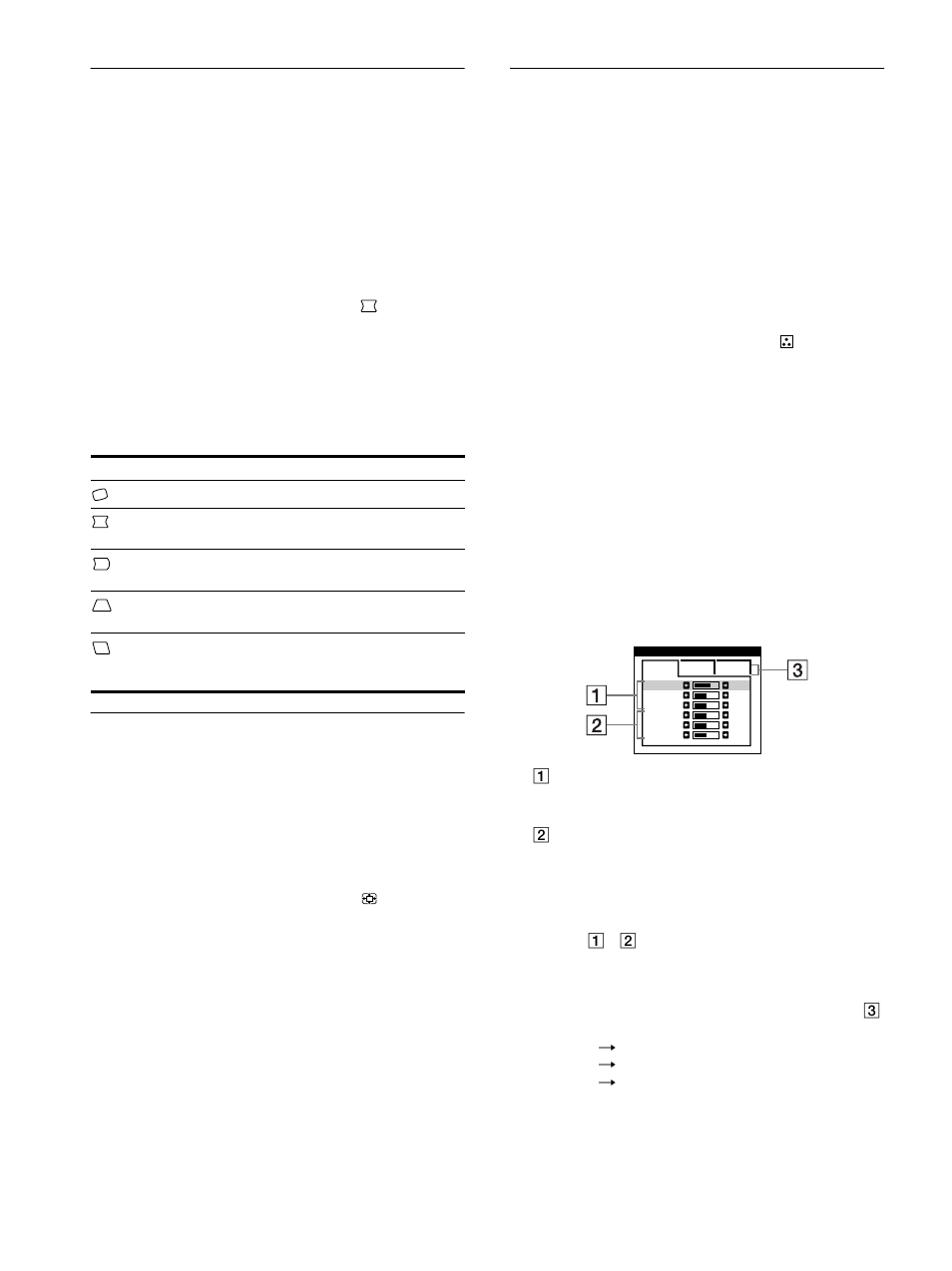 Ajuste de la forma de la imagen (geom), Ampliación o reducción de la imagen (zoom), Ajuste del color de la imagen (color) | 12 ajuste de la forma de la imagen (geom) | Sony GDM-F400T9 User Manual | Page 60 / 84