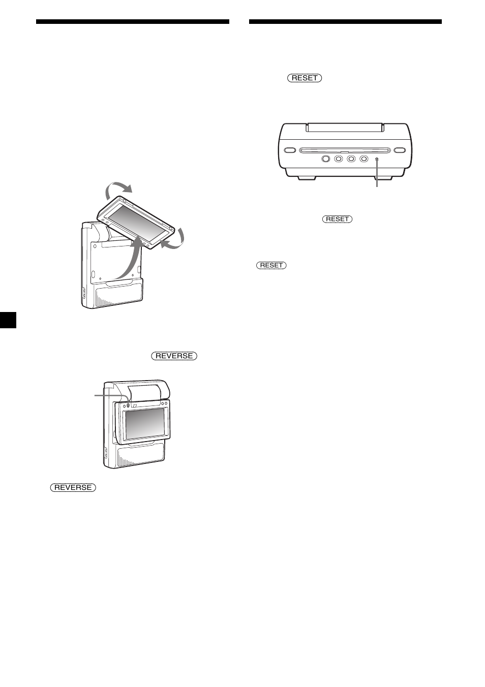 Reinicio del reproductor | Sony MV-65ST User Manual | Page 82 / 112