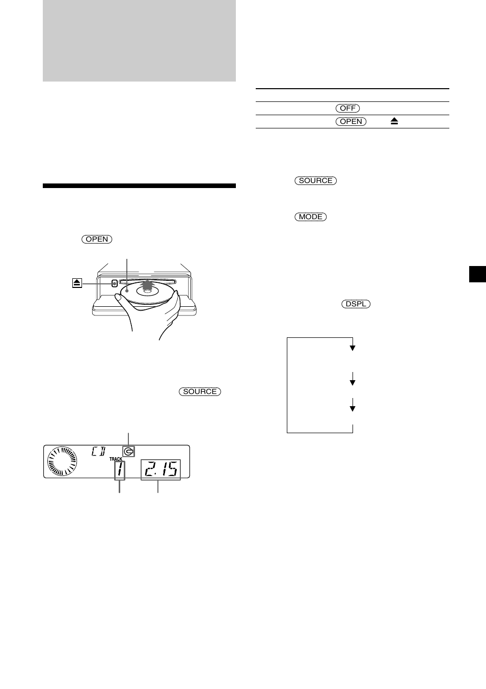Cd player cd/md unit (optional), Listening to a cd | Sony CDX-C7050X User Manual | Page 9 / 28