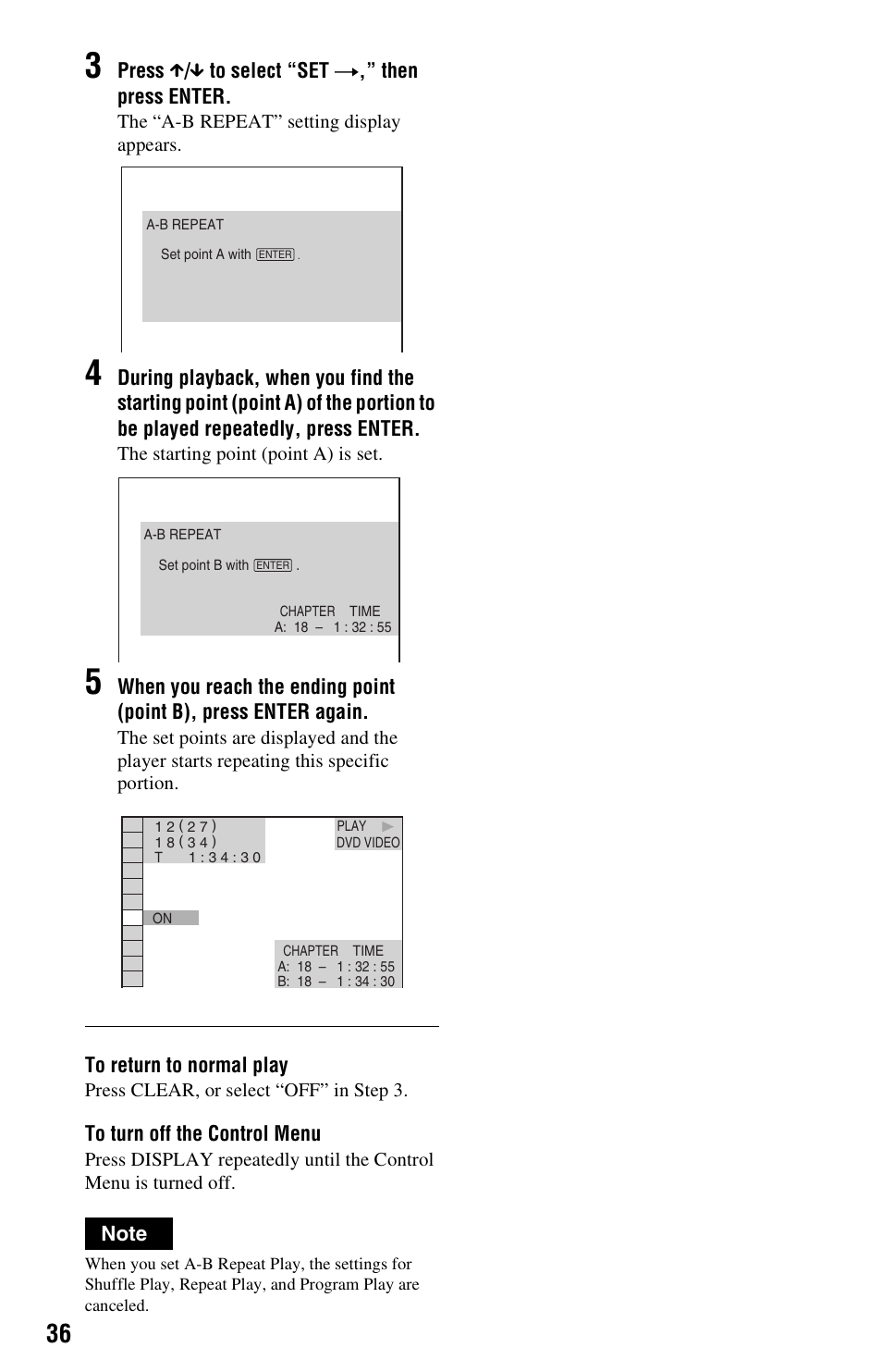 Sony DVP-NS725P User Manual | Page 36 / 72