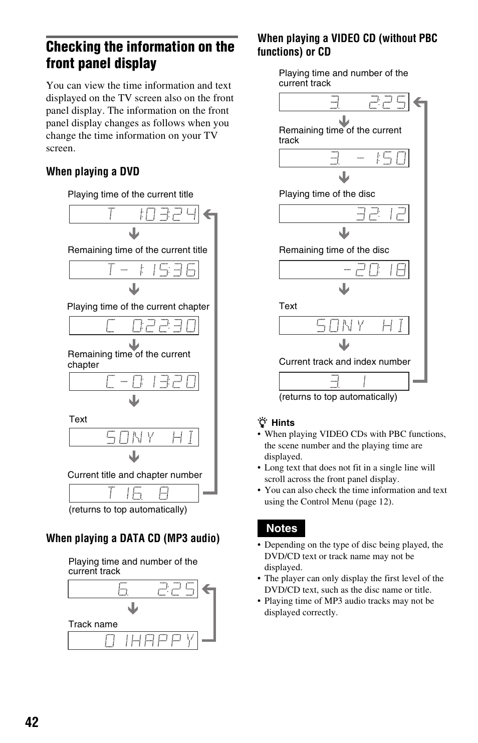 Me (42), Me (42 | Sony DVP-NS725P User Manual | Page 42 / 72