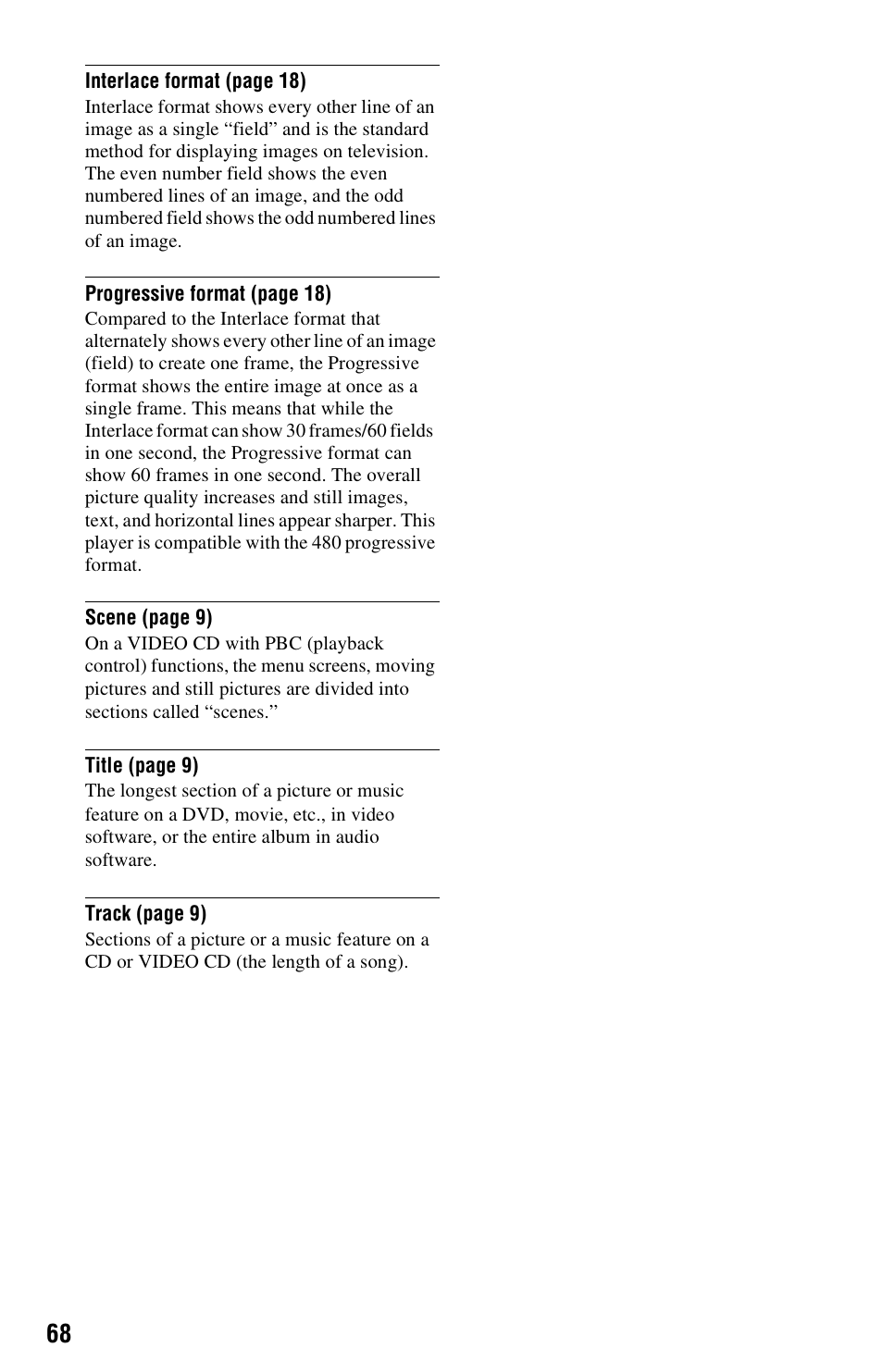 Sony DVP-NS725P User Manual | Page 68 / 72