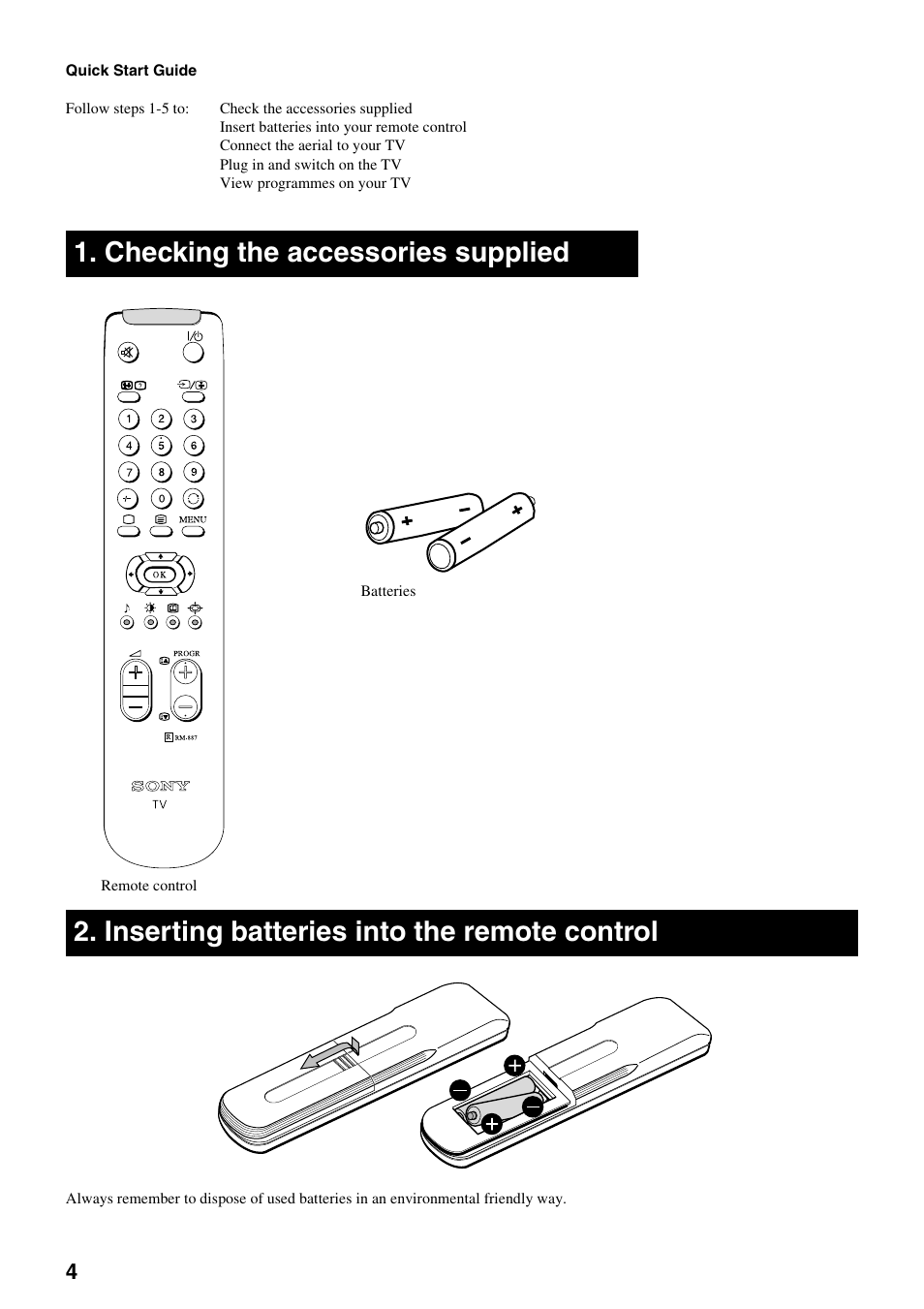 Sony FD Trinitron KV-28FX20U User Manual | Page 6 / 30