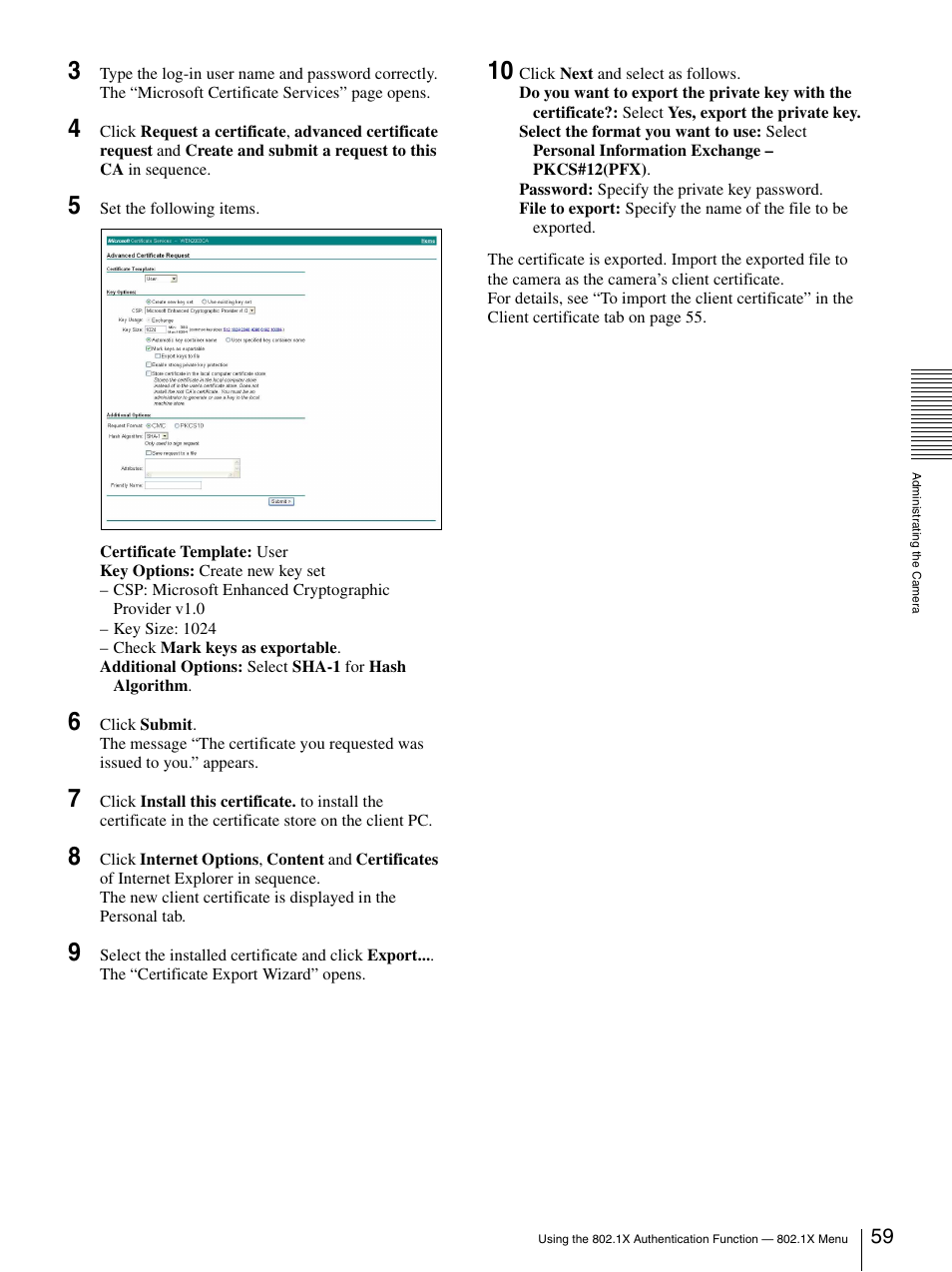 Sony SNC-DH210T User Manual | Page 59 / 97