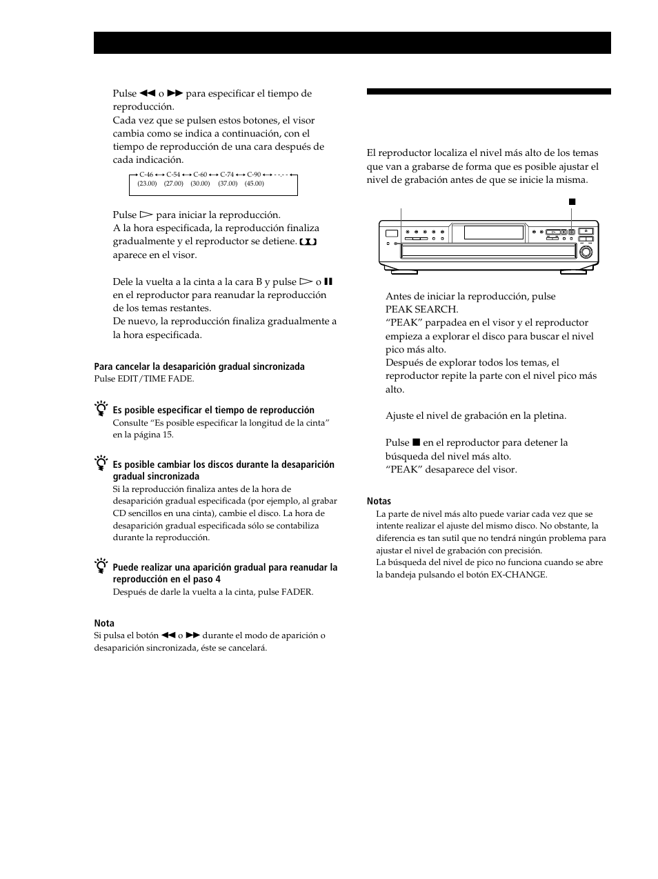 Grabación a partir de discos compactos | Sony CDP-CE245 User Manual | Page 52 / 56