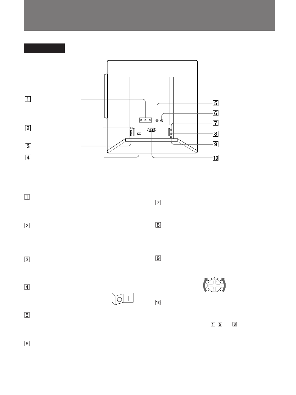 Lage und funktion der bedienungselemente, Rückseite | Sony DDM-2802CNU User Manual | Page 26 / 28