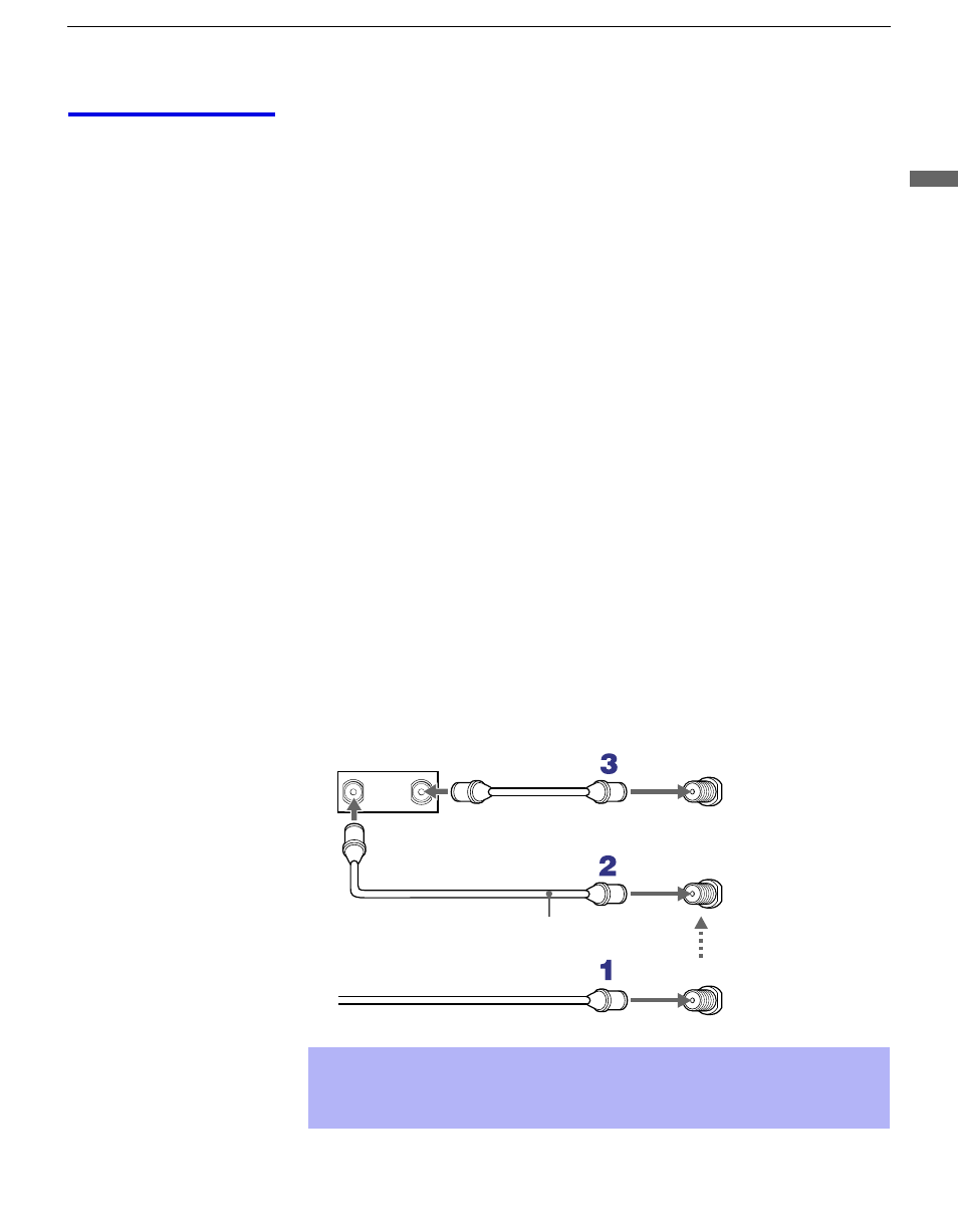 Cable box connections | Sony KP 57HW40 User Manual | Page 17 / 83