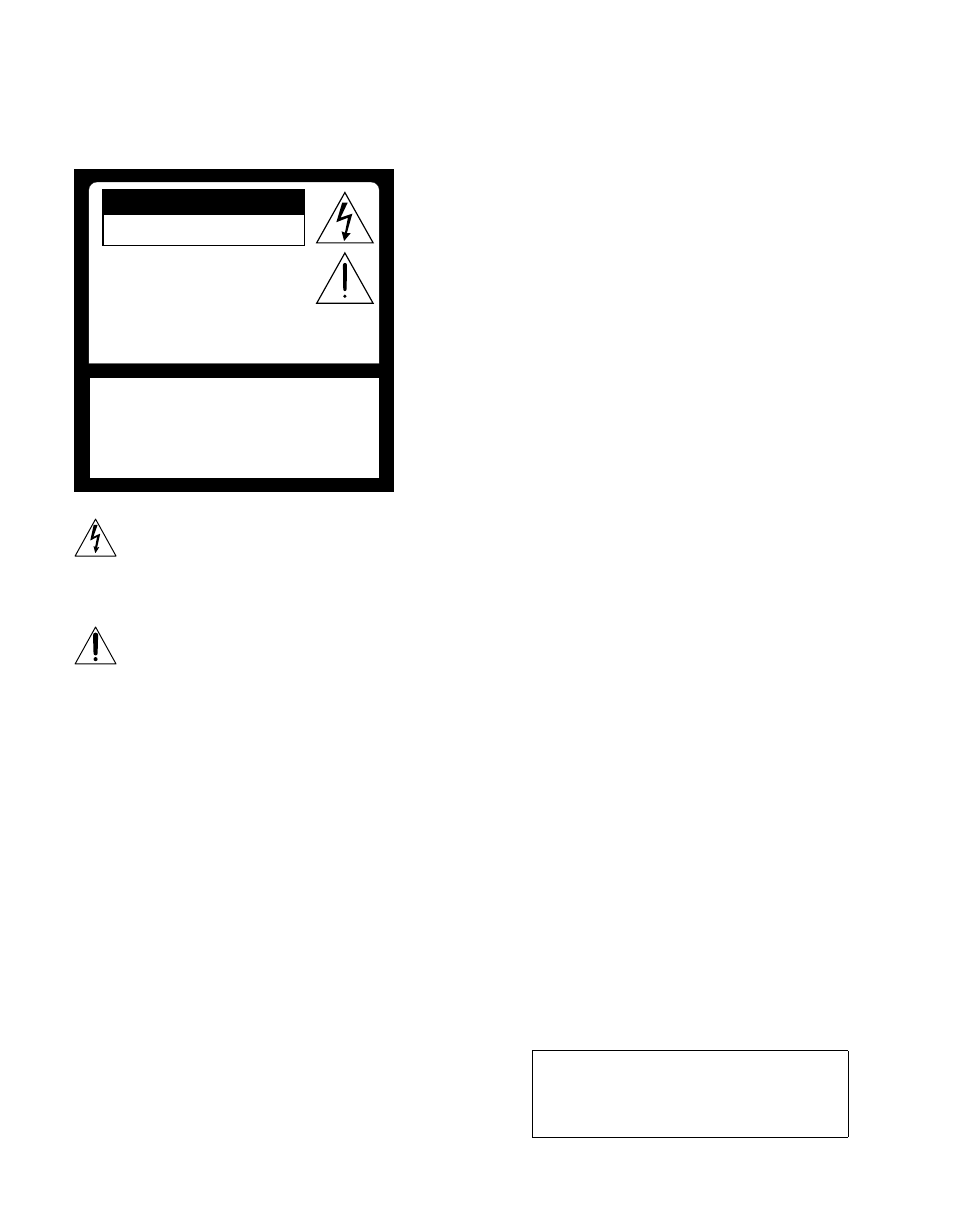 Attention, Precaucion, Warning | Caution | Sony KP 57HW40 User Manual | Page 2 / 83