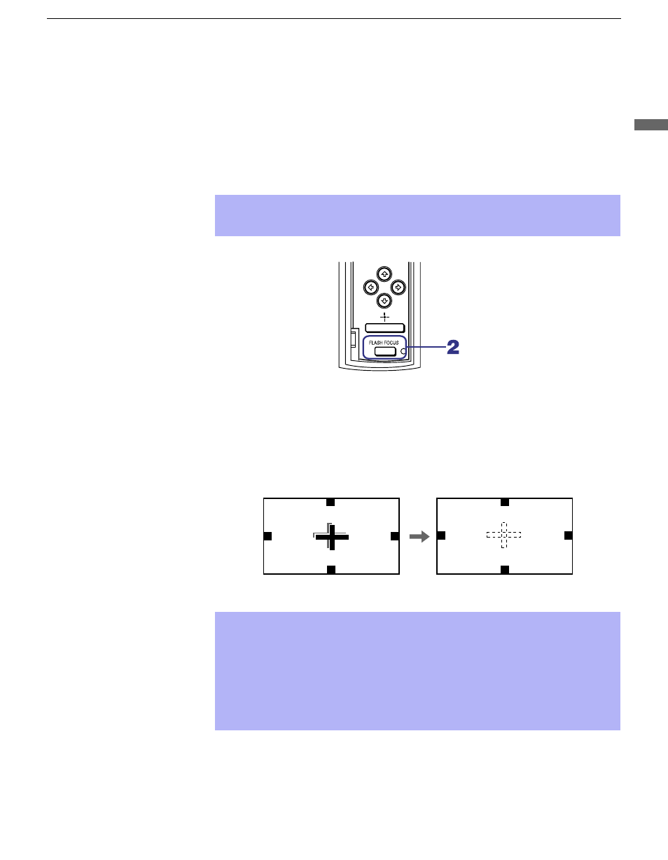 Adjusting the convergence automatically, Flash focus | Sony KP 57HW40 User Manual | Page 33 / 83