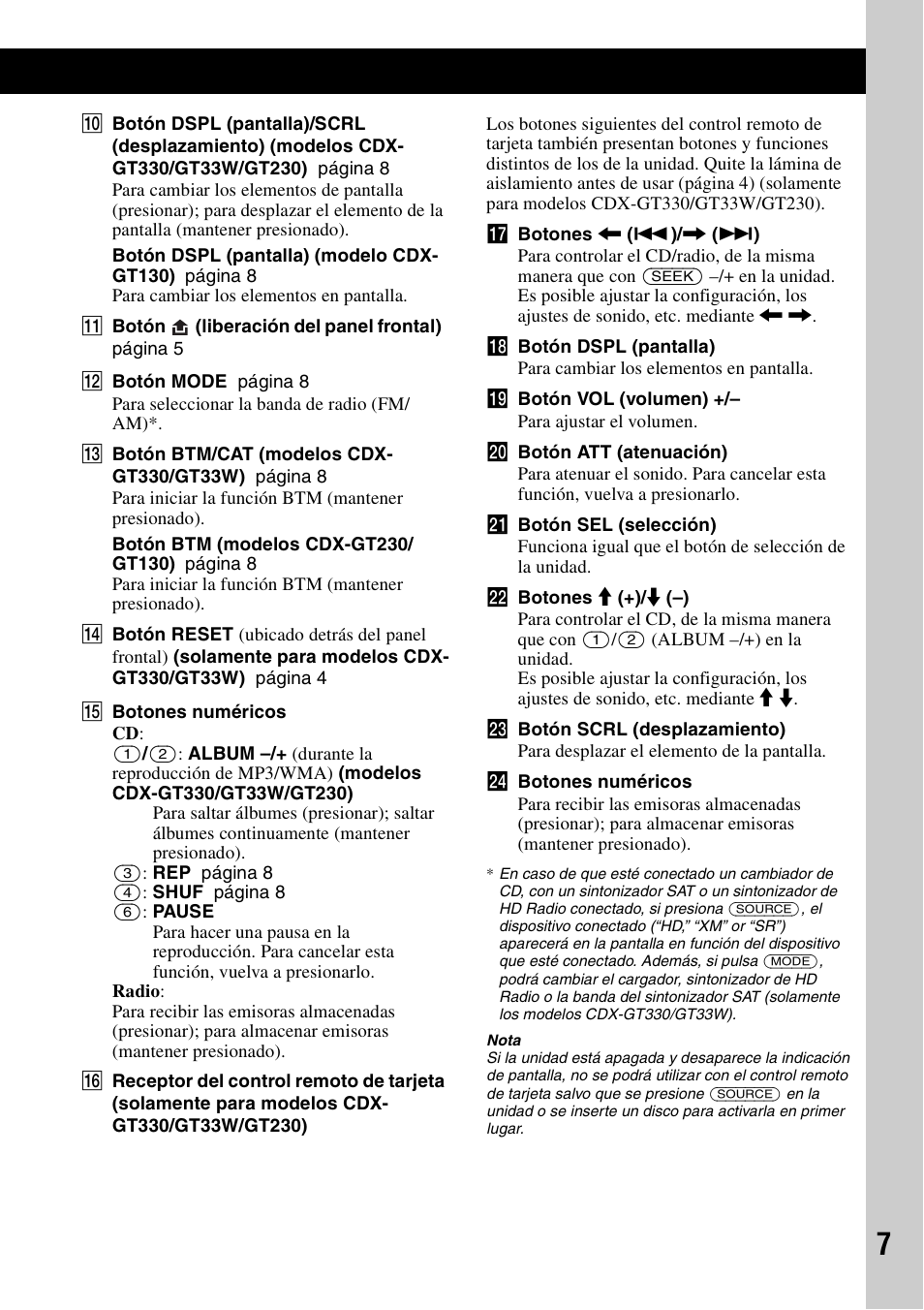 Sony CDX-GT330 User Manual | Page 41 / 56