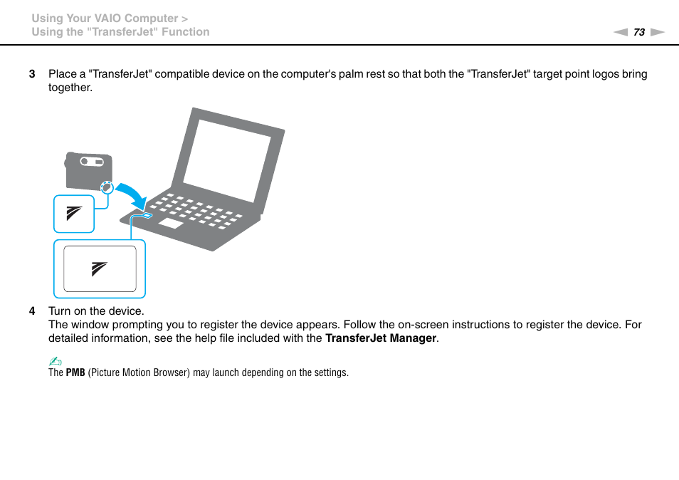 Sony VAIO VPCF12 Series User Manual | Page 73 / 172