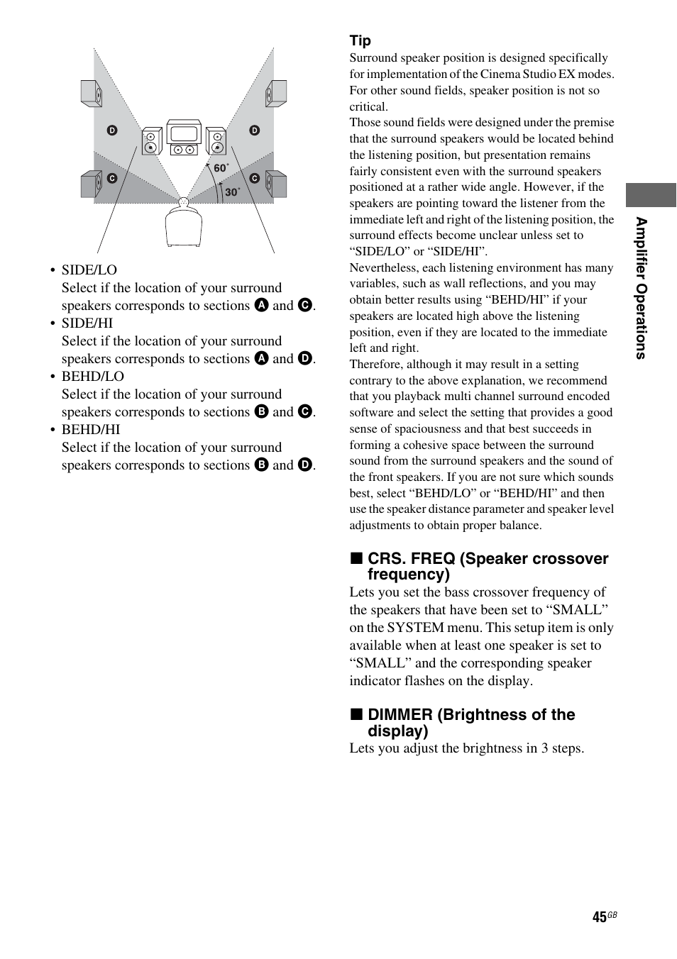 Sony STRDG510 User Manual | Page 45 / 72