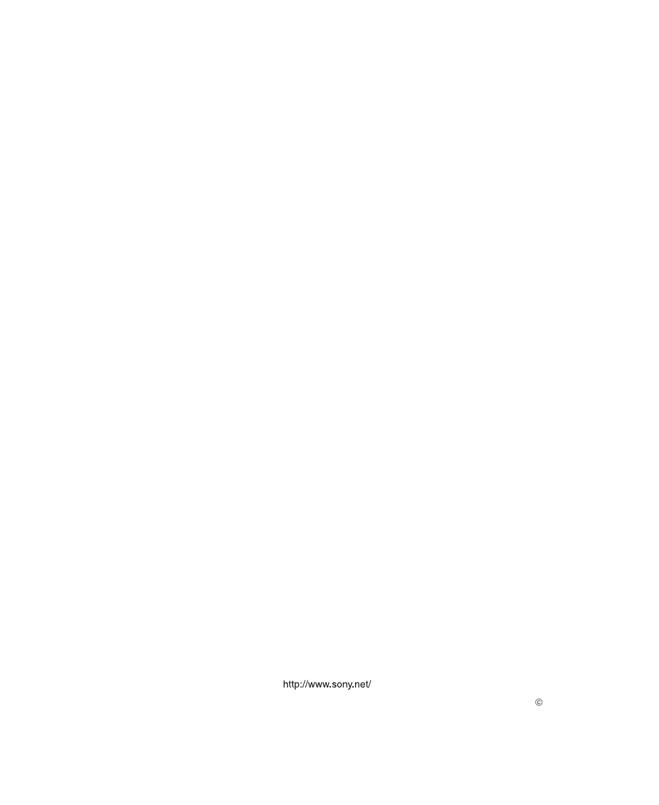 Sony corporation | Sony DVS-9000 User Manual | Page 300 / 300