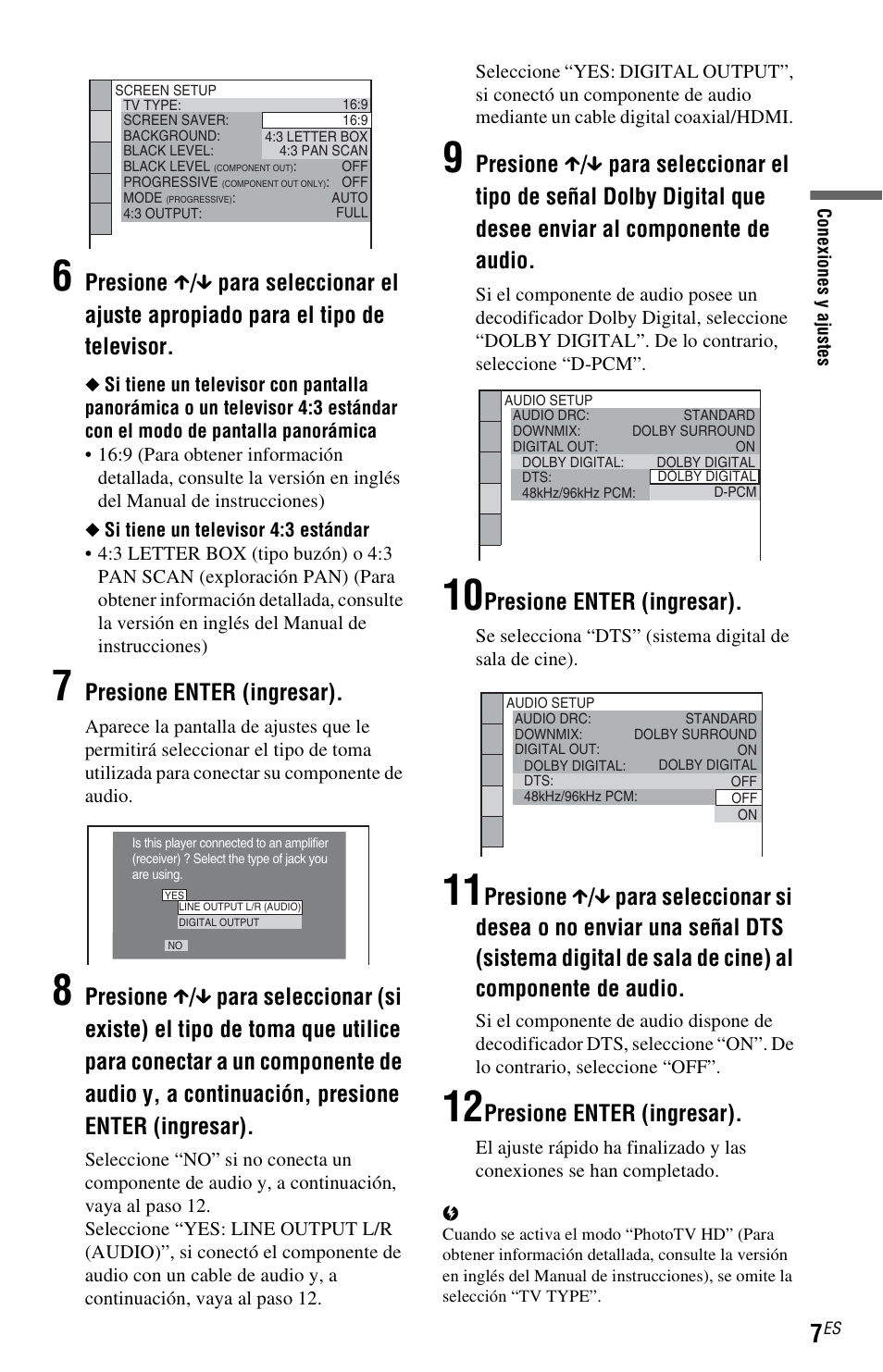 Presione enter (ingresar) | Sony DVP-NS611H User Manual | Page 53 / 56
