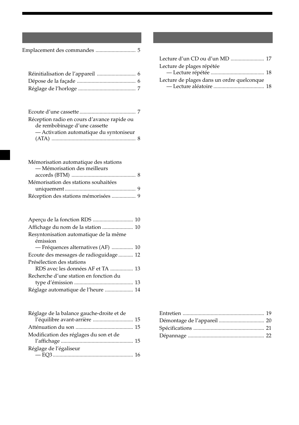 Sony XR-CA370X User Manual | Page 48 / 112