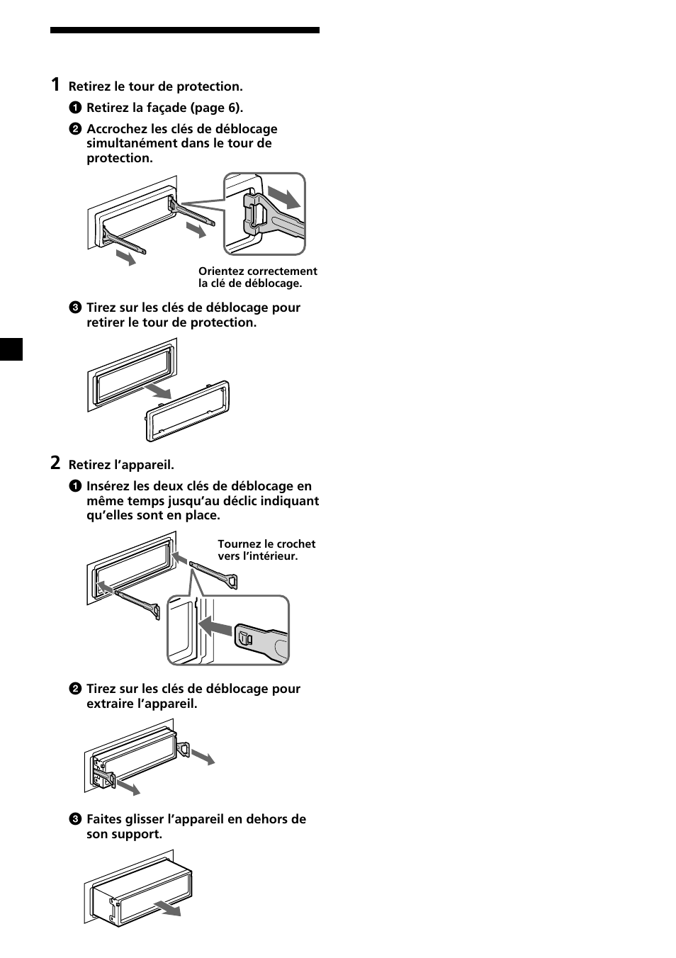 20 démontage de l’appareil | Sony XR-CA370X User Manual | Page 64 / 112