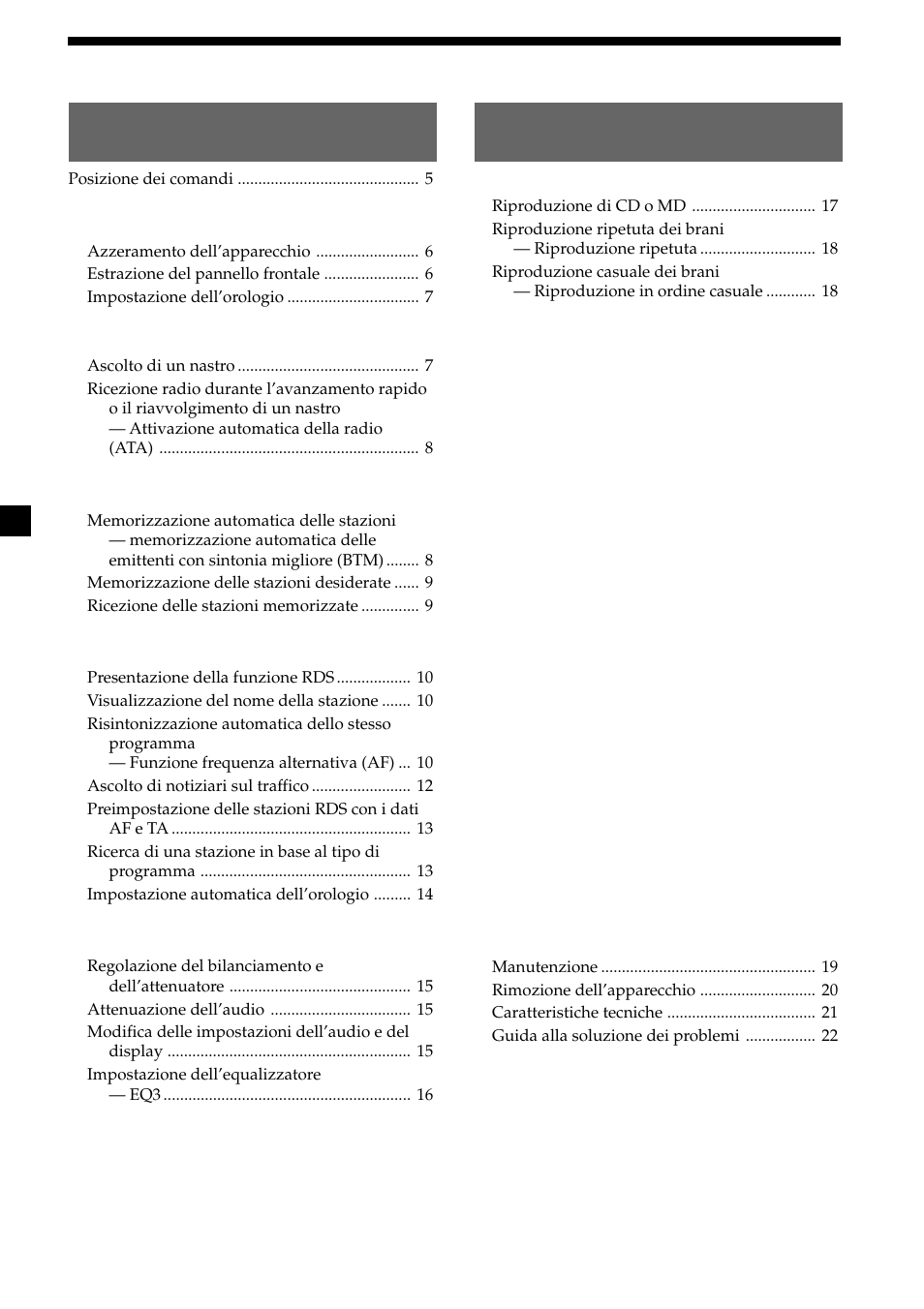 4indice | Sony XR-CA370X User Manual | Page 70 / 112