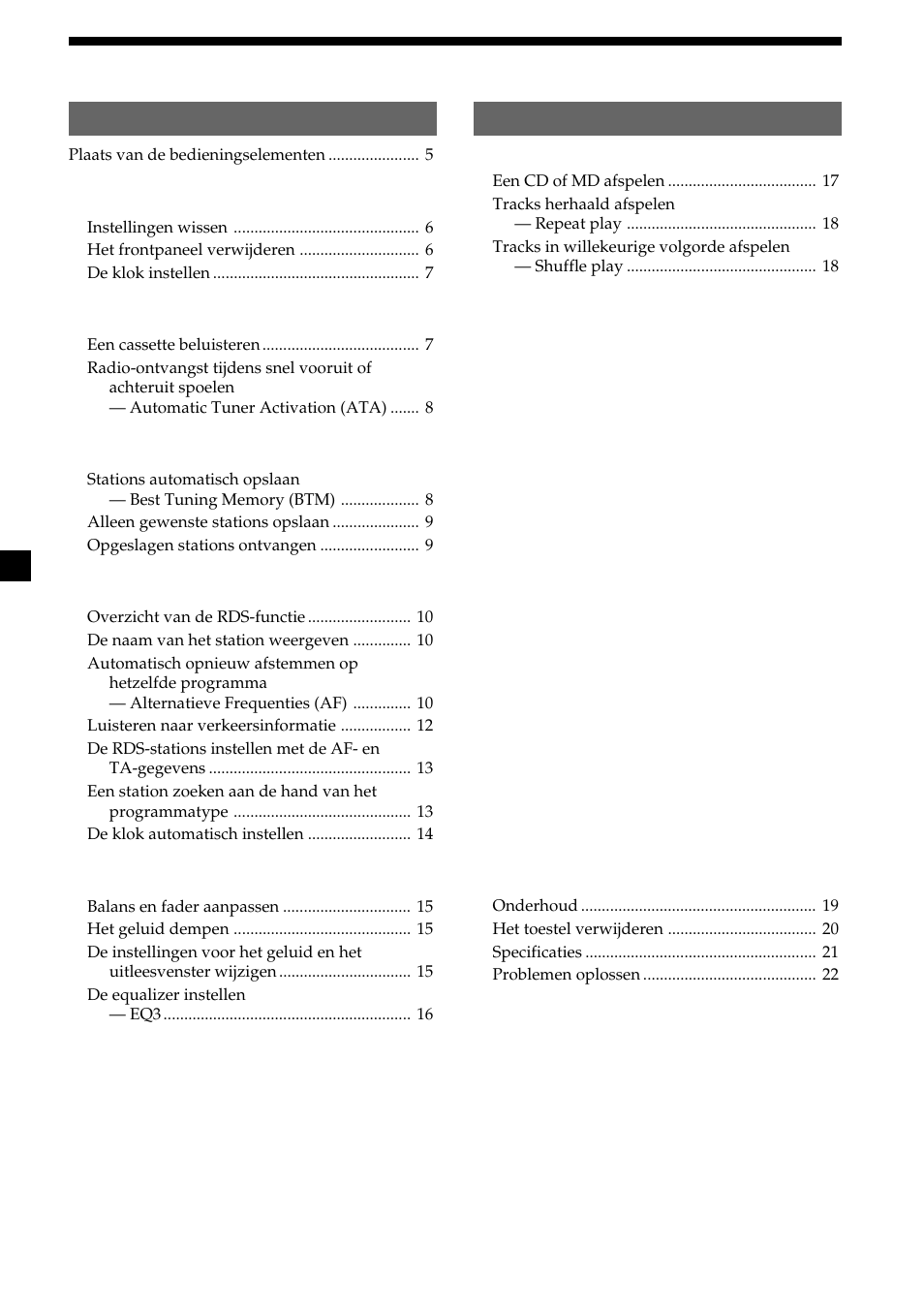 4inhoud | Sony XR-CA370X User Manual | Page 92 / 112