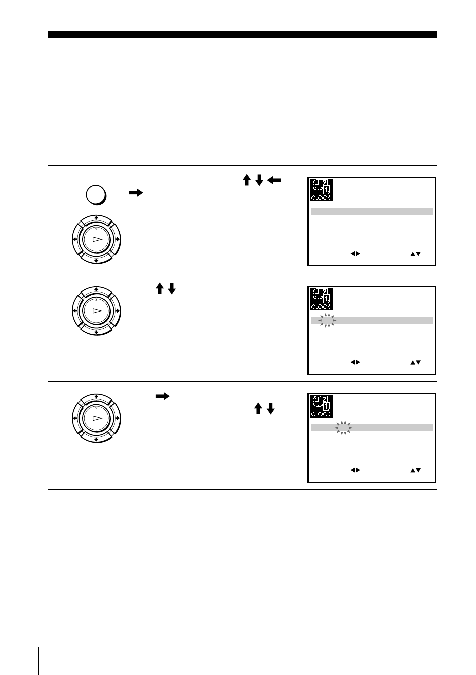 Step 5 : setting the clock, Press m/m to set the hour, Getting started | Sony SLV-EZ727AZ User Manual | Page 18 / 68