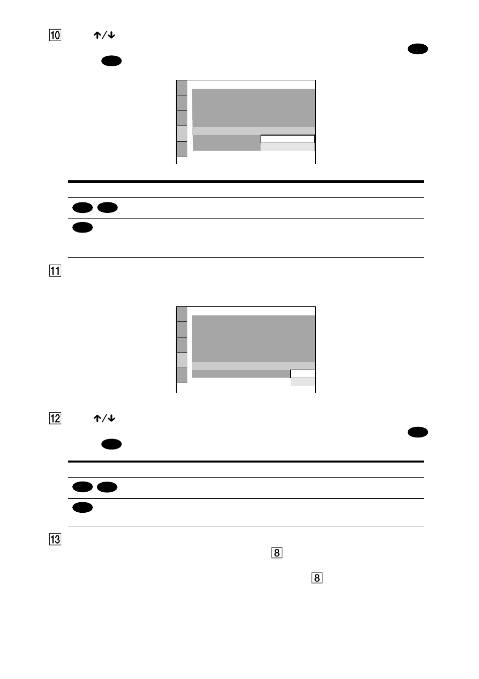 J press x/x to select the item, K press enter, L press x/x to select the item | M press enter, Dts” is selected | Sony DVP-NC650V User Manual | Page 30 / 104