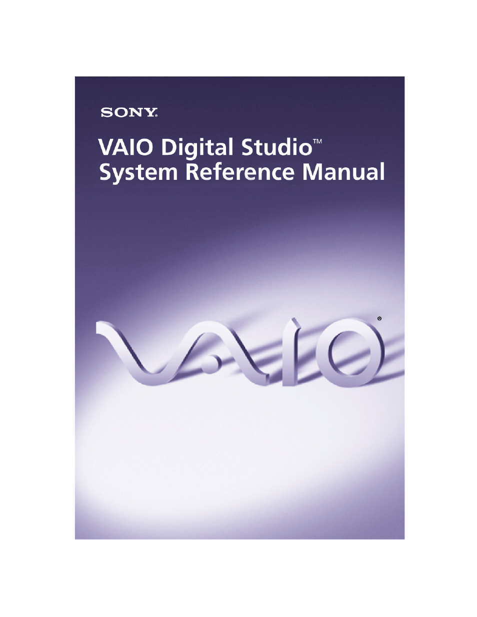 Sony PCV-RXP-RZP User Manual | 100 pages