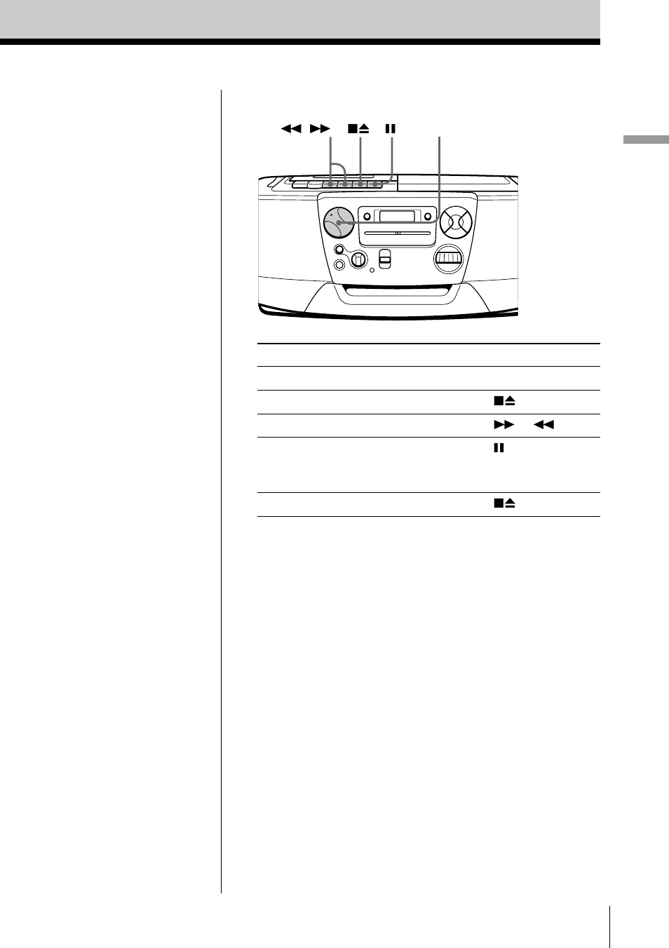 Basic operations 9 | Sony CFD-V27 User Manual | Page 9 / 28