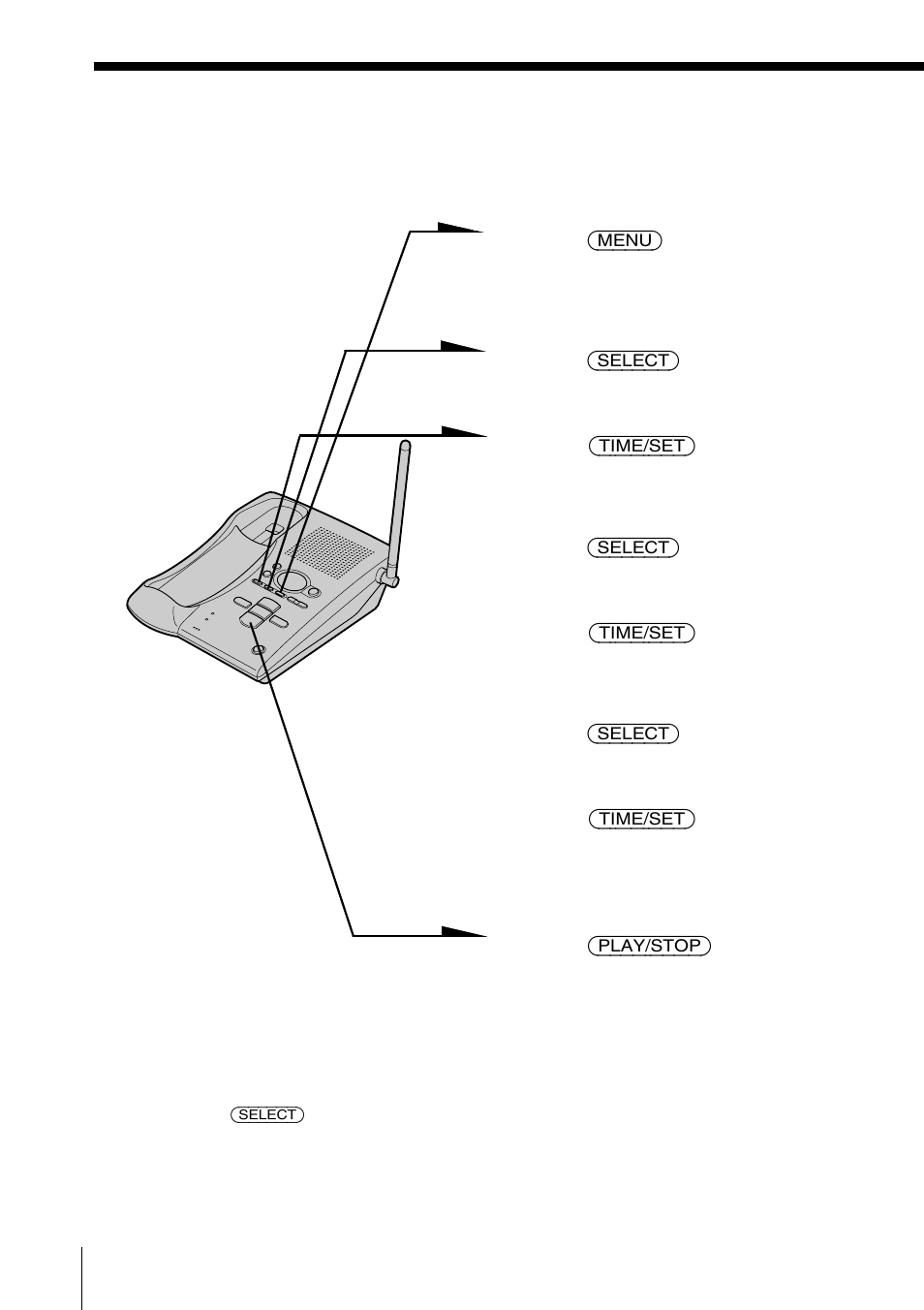 Answering machine features, Setting up the answering machine, Setting the time and day of the week | Sony SPP-A941 User Manual | Page 24 / 88